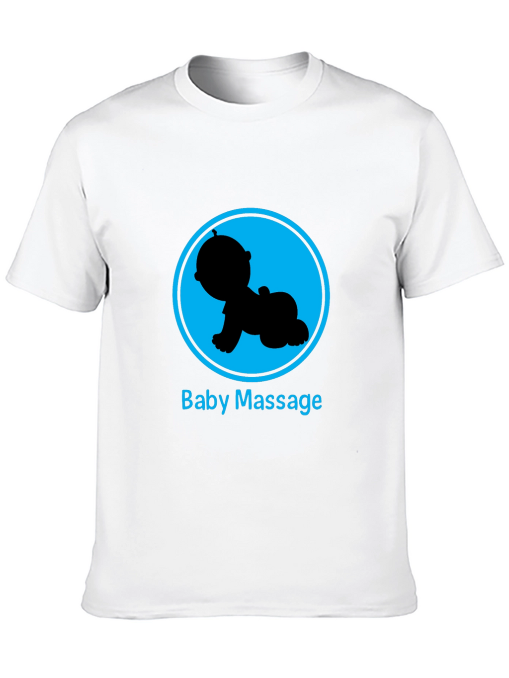 Baby Massage T-Shirt - Unisex Black Tee