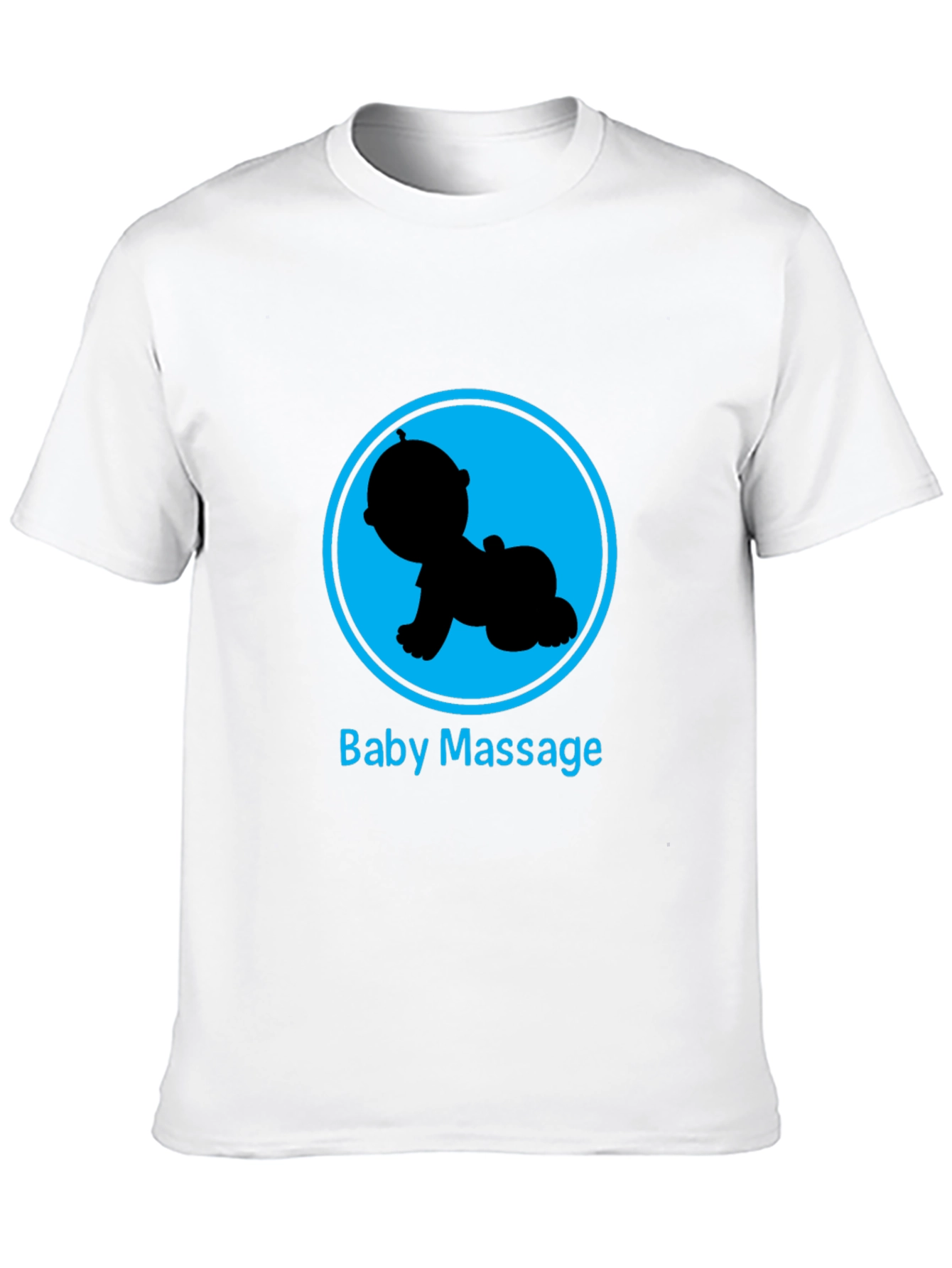 Baby Massage T-Shirt - Unisex Black Tee