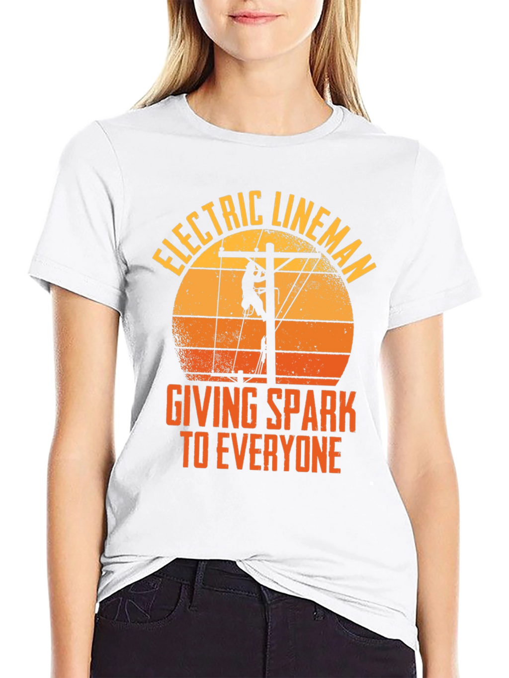 Electric Lineman T-Shirt - Spark to Everyone