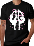 Figure Skating Graphic Tee - Black T-Shirt