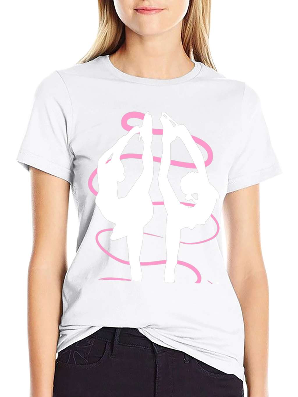 Figure Skating Graphic Tee - Black T-Shirt