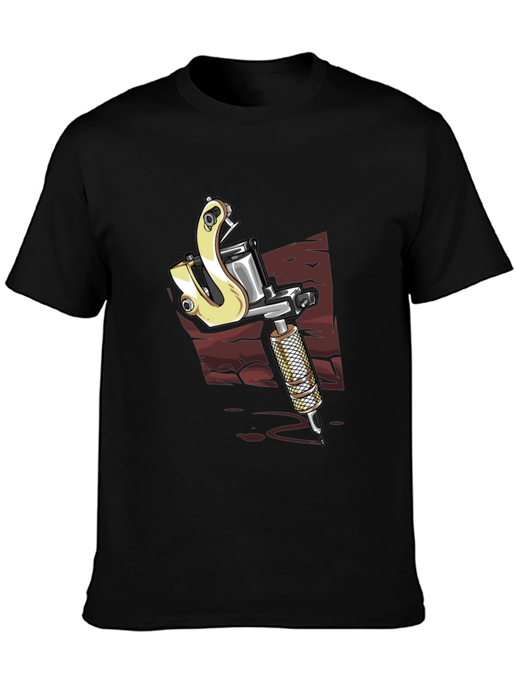 Tattoo Machine Graphic Tee - Black