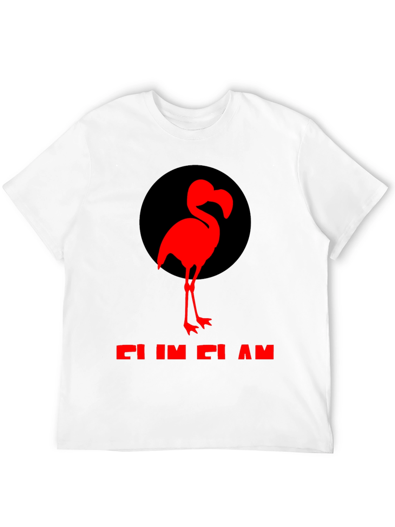 Flamingo Graphic Tee - Black