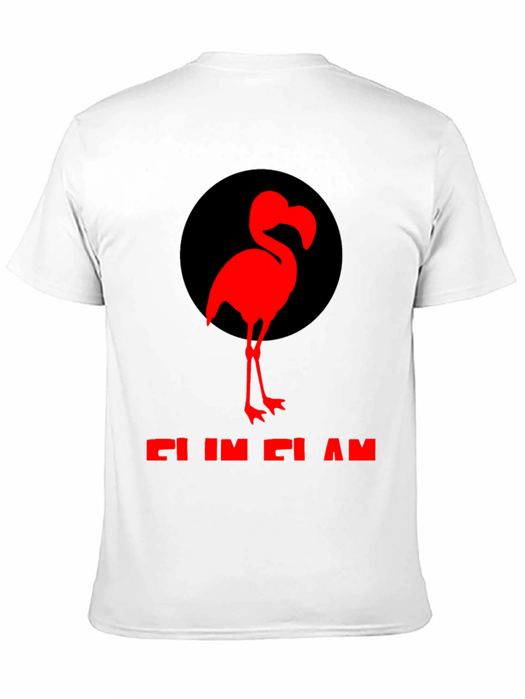 Flamingo Graphic Tee - Black