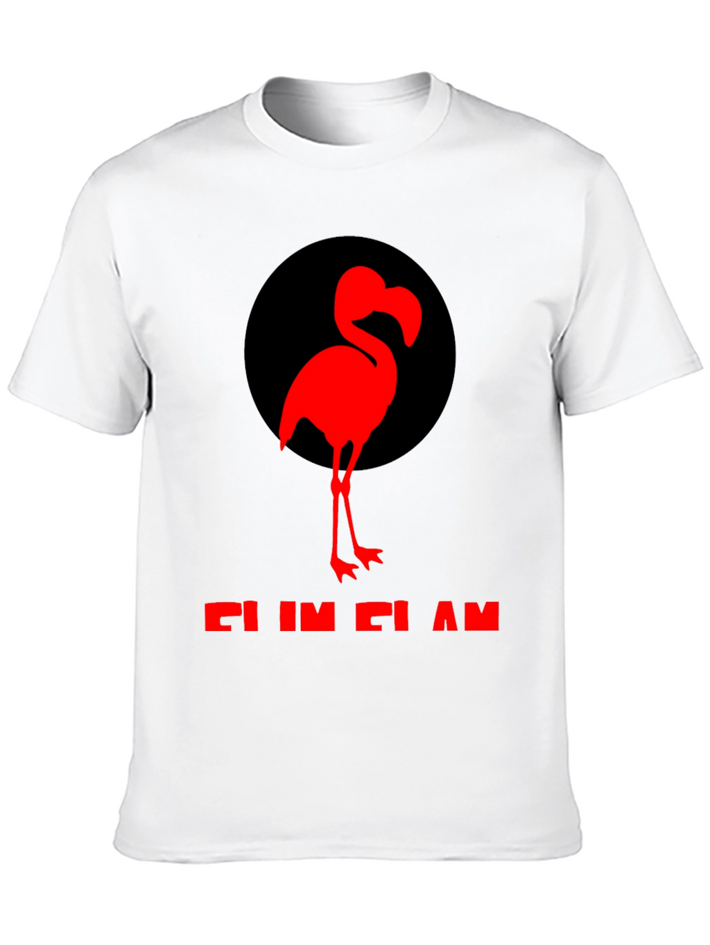 Flamingo Graphic Tee - Black