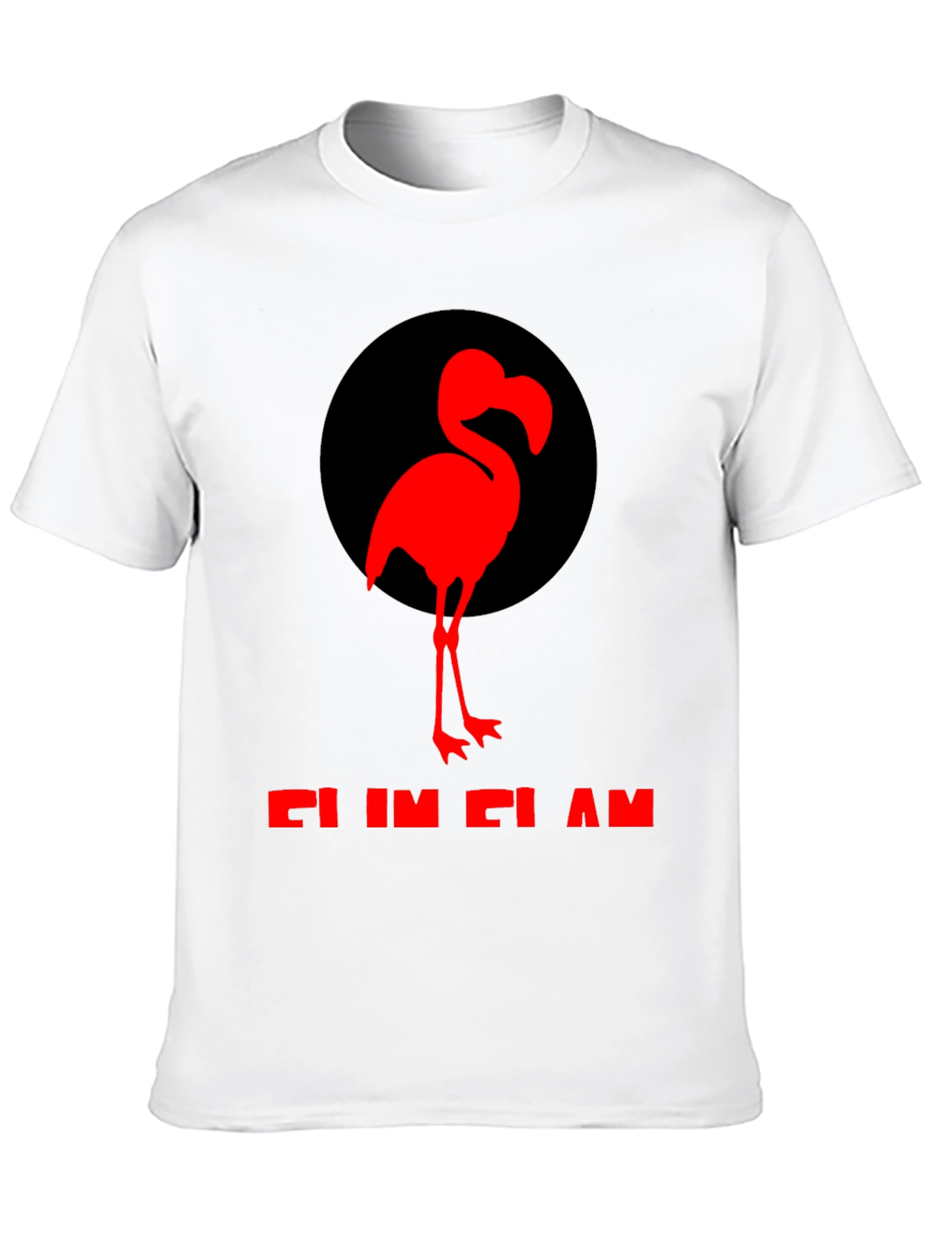 Flamingo Graphic Tee - Black