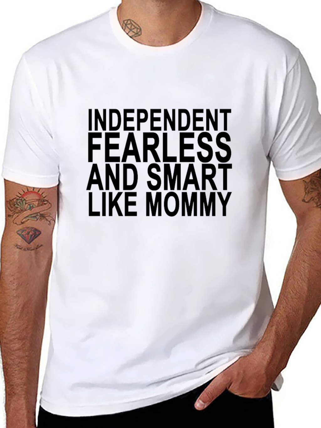 Independent Fearless and Smart Like Mommy T-Shirt