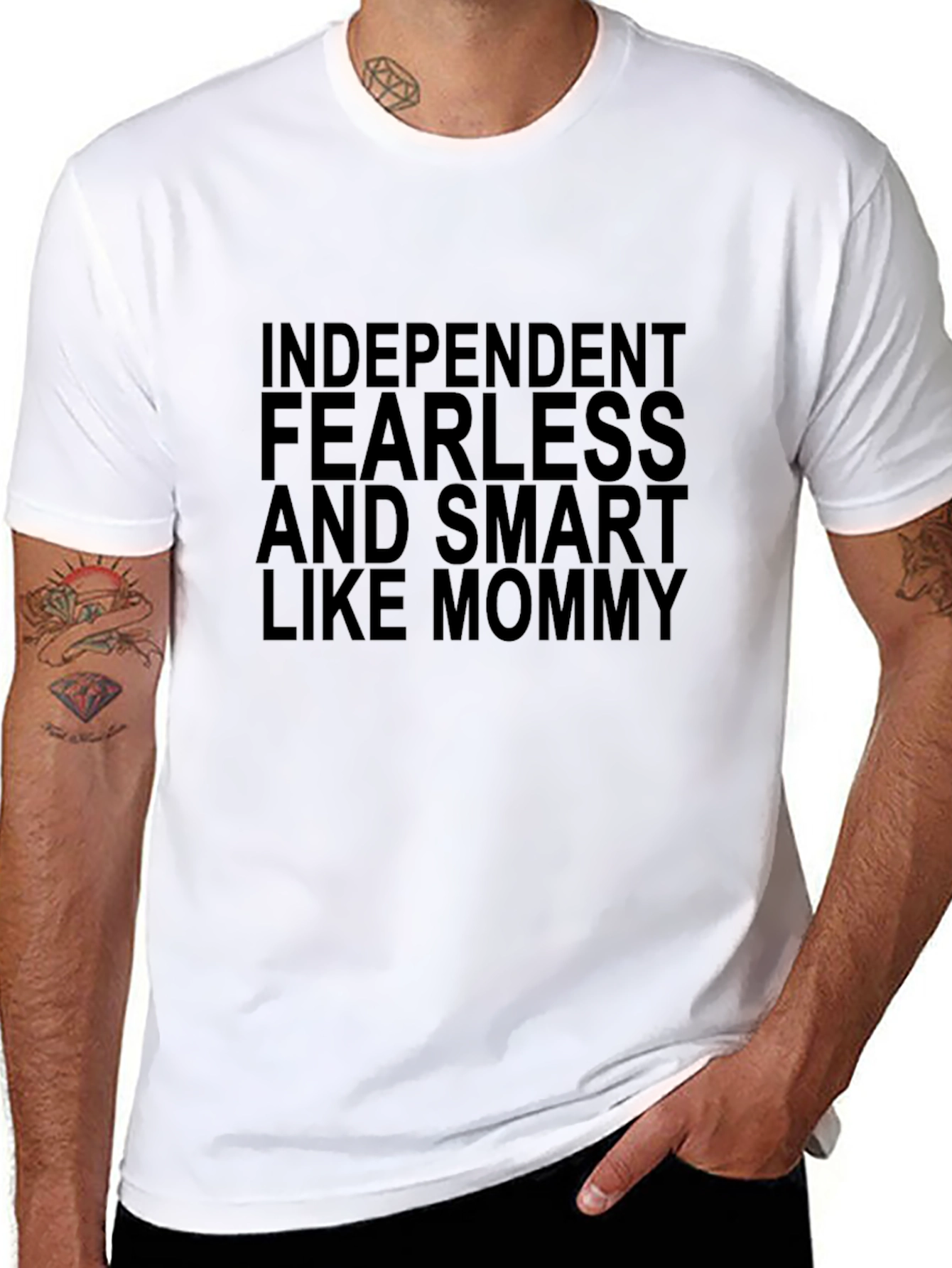 Independent Fearless and Smart Like Mommy T-Shirt