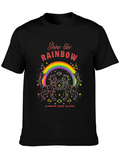 Rainbow Cat T-Shirt - Shine After the Rain