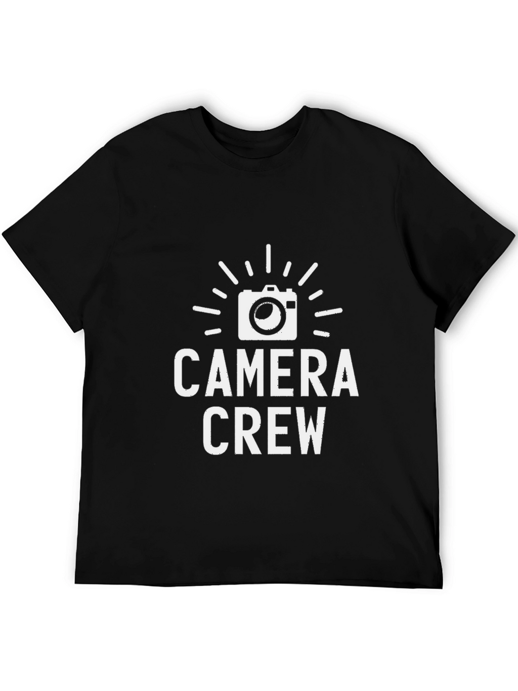 Camera Crew T-Shirt - Black Graphic Tee