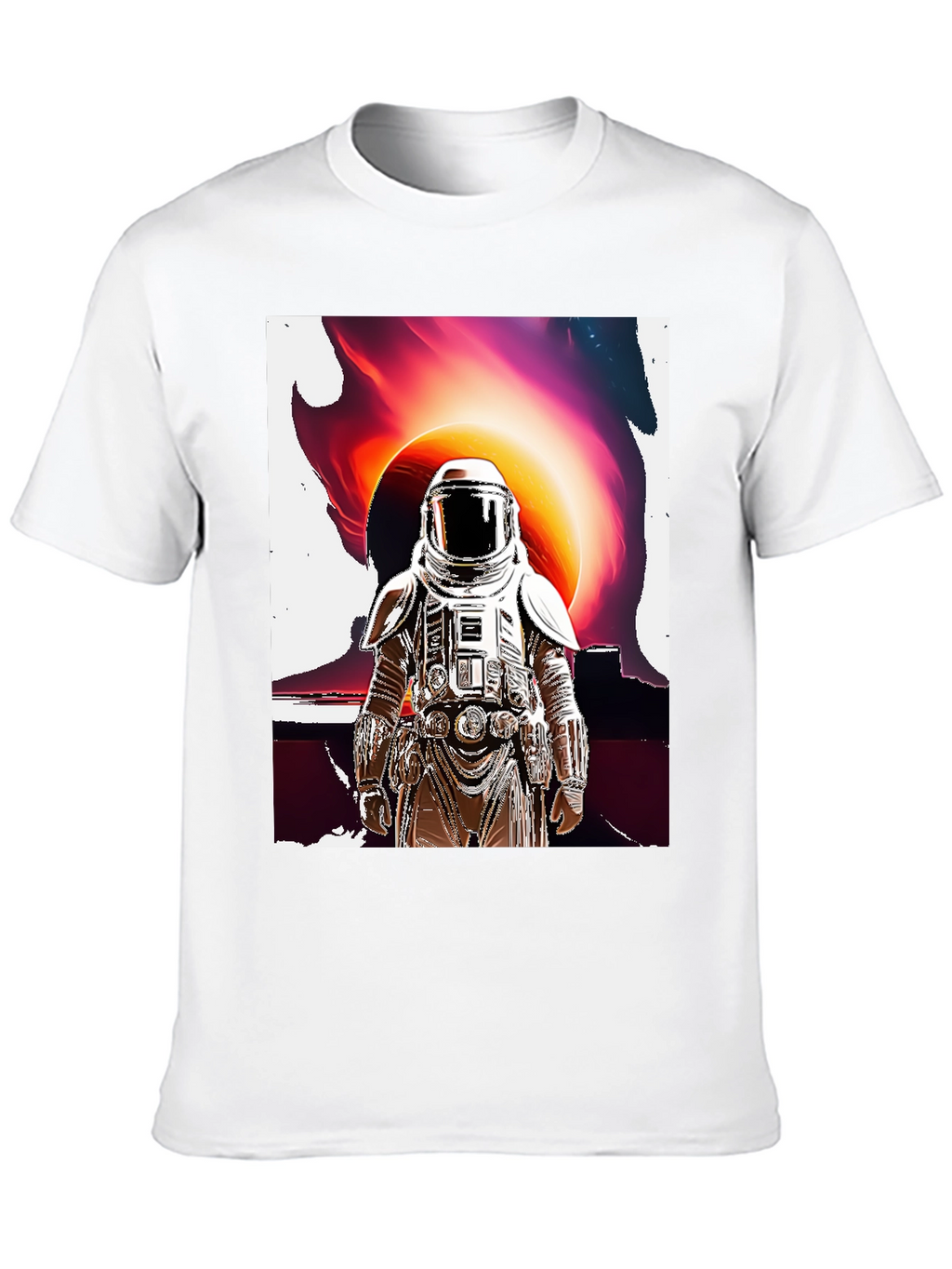 Astronaut Graphic T-Shirt - Space Art Tee