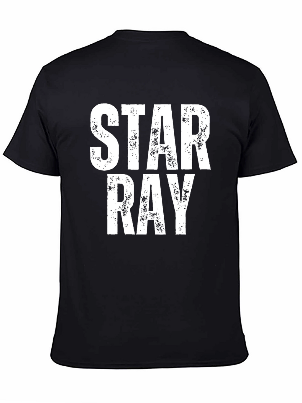 Star Ray Graphic T-Shirt - Distressed Print