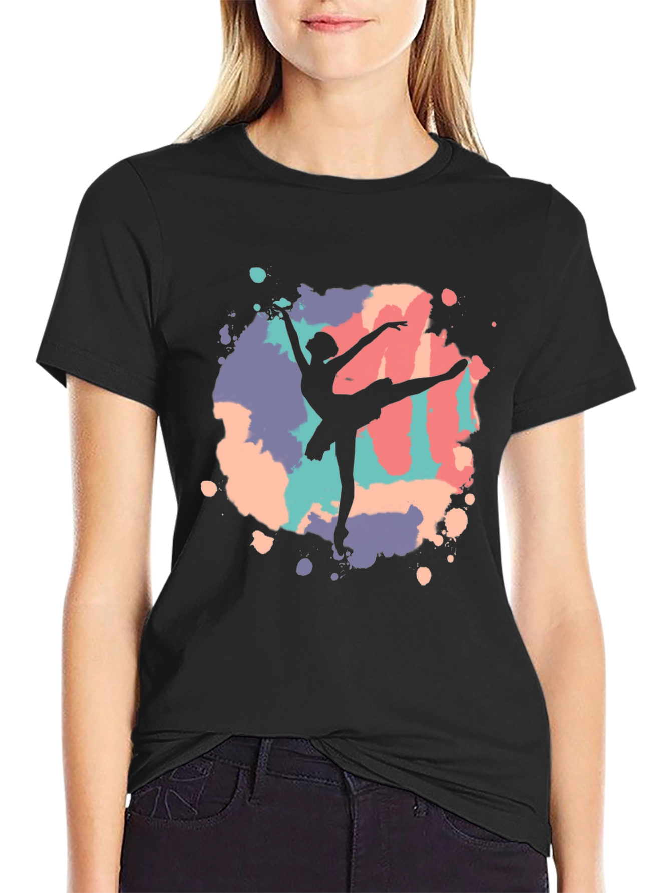 Ballet Silhouette T-Shirt - Artistic Dance Tee