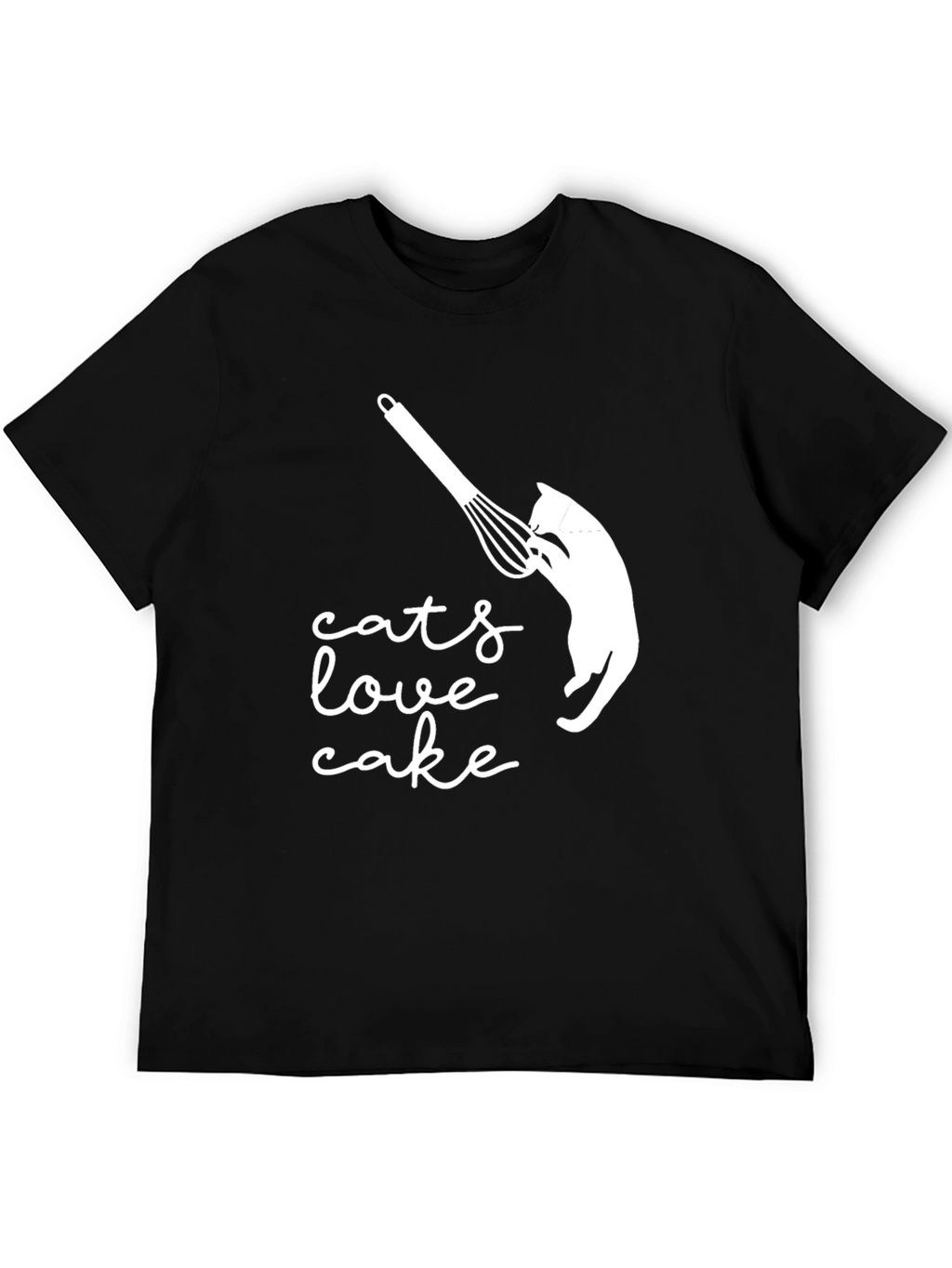 Cats Love Cake Graphic T-Shirt