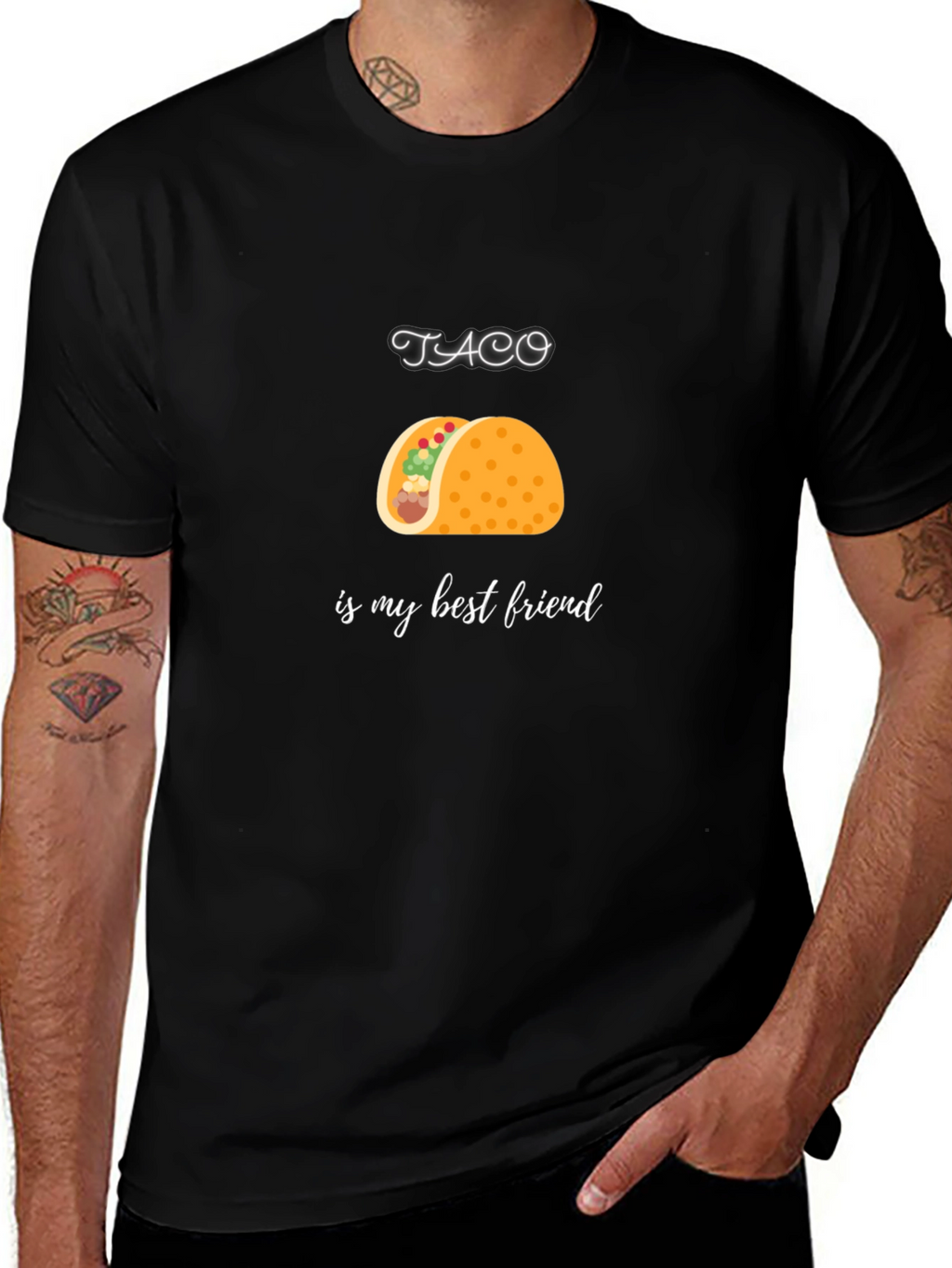 Taco Is My Best Friend Graphic Tee