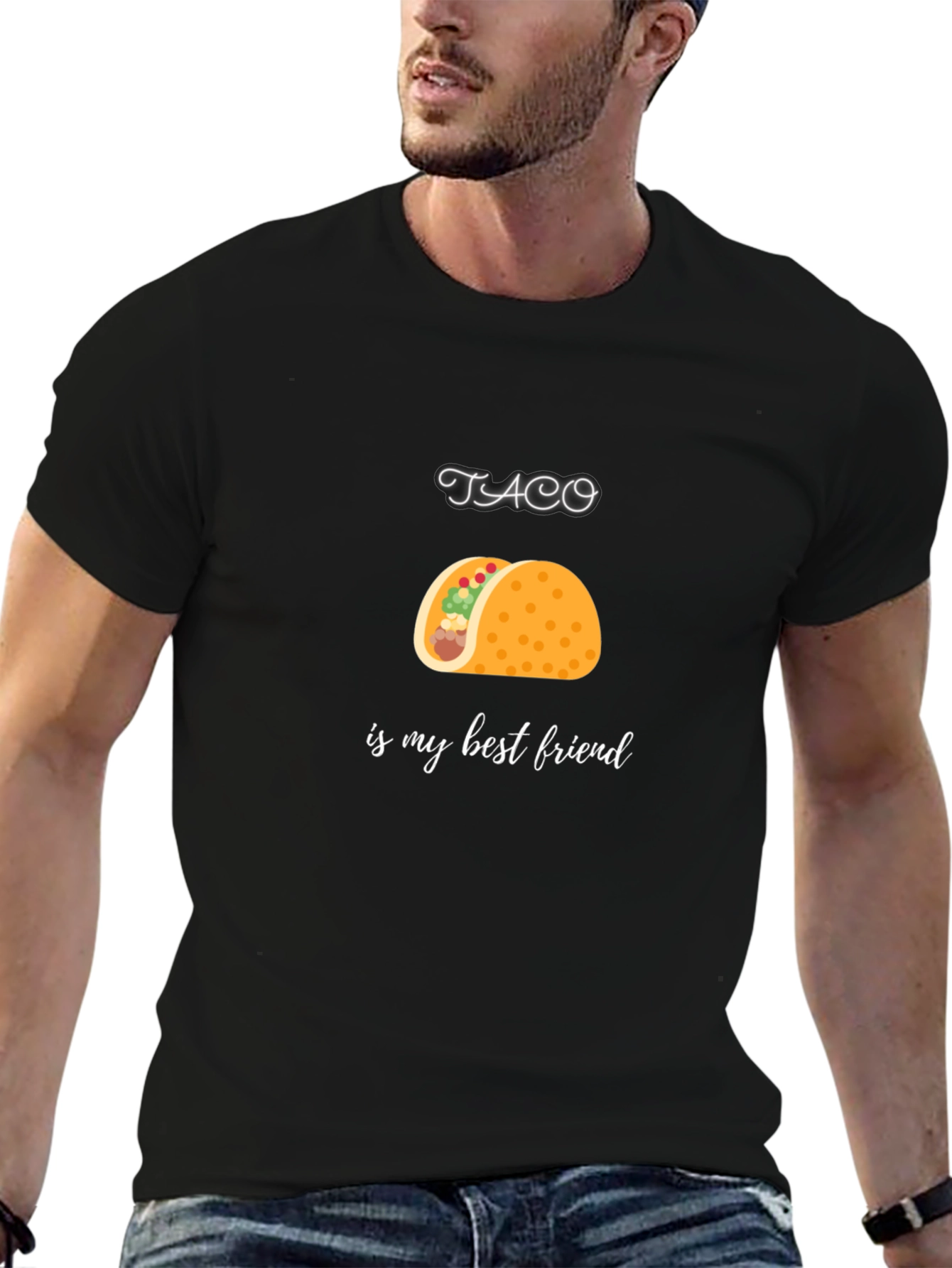 Taco Is My Best Friend Graphic Tee