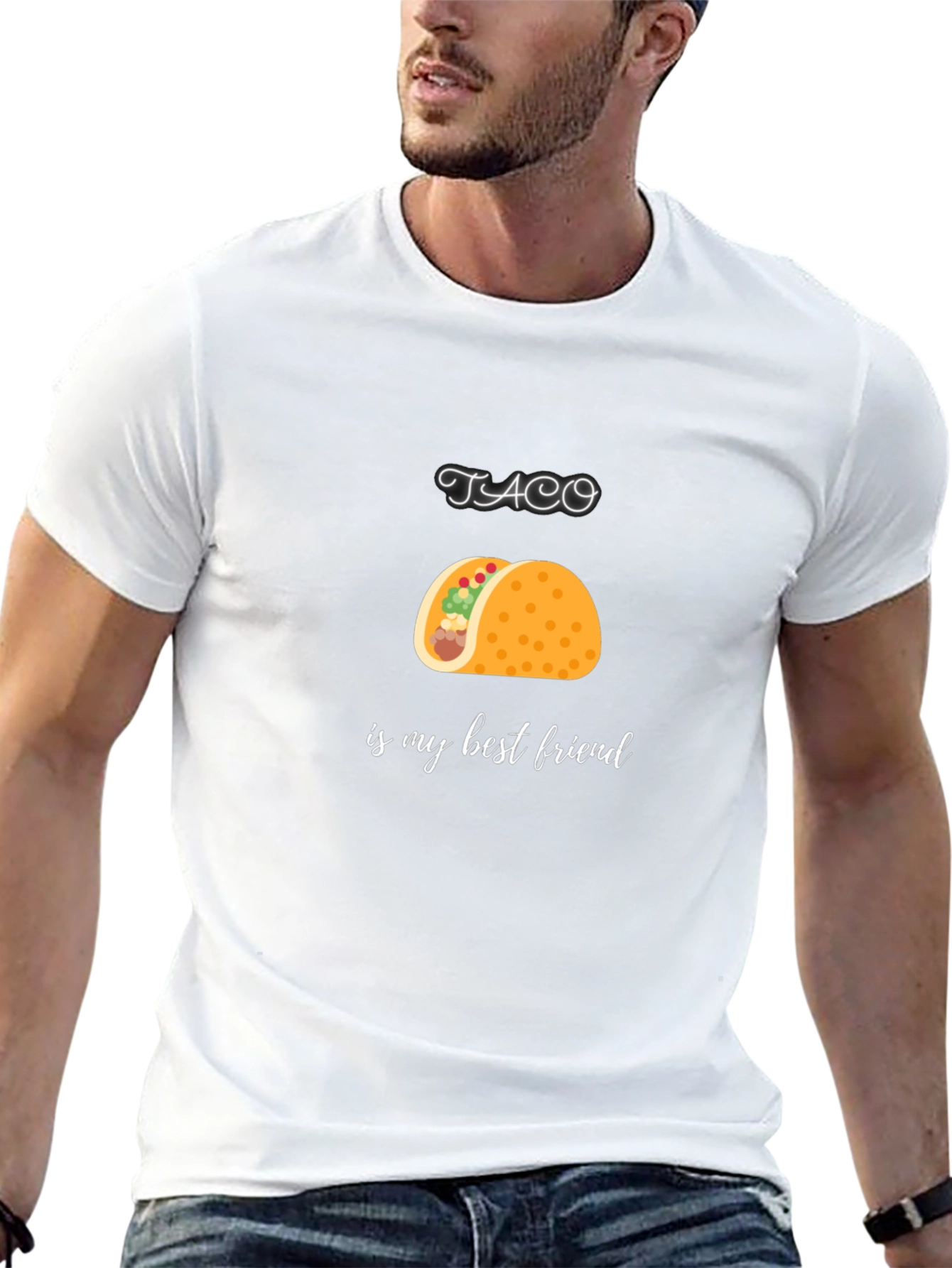 Taco Is My Best Friend Graphic Tee