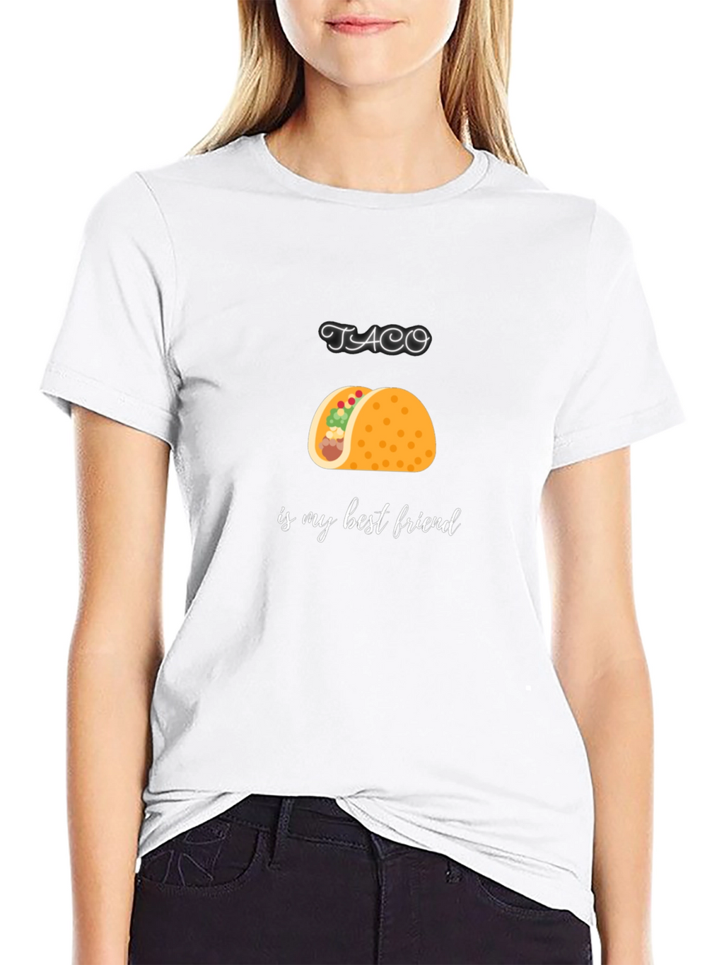 Taco Is My Best Friend Graphic Tee