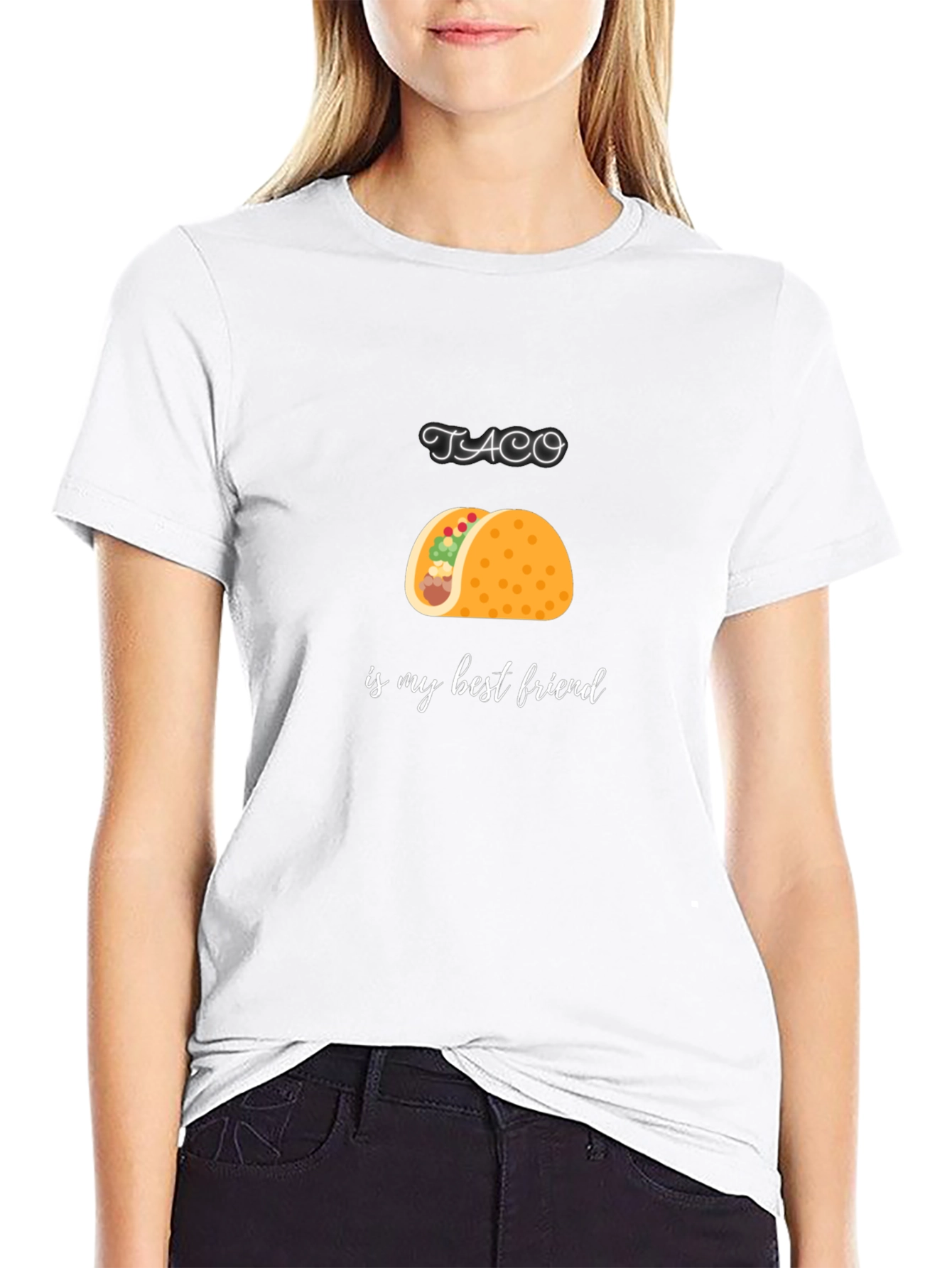 Taco Is My Best Friend Graphic Tee