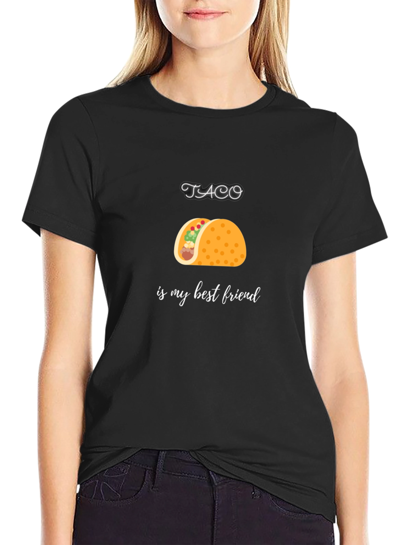 Taco Is My Best Friend Graphic Tee
