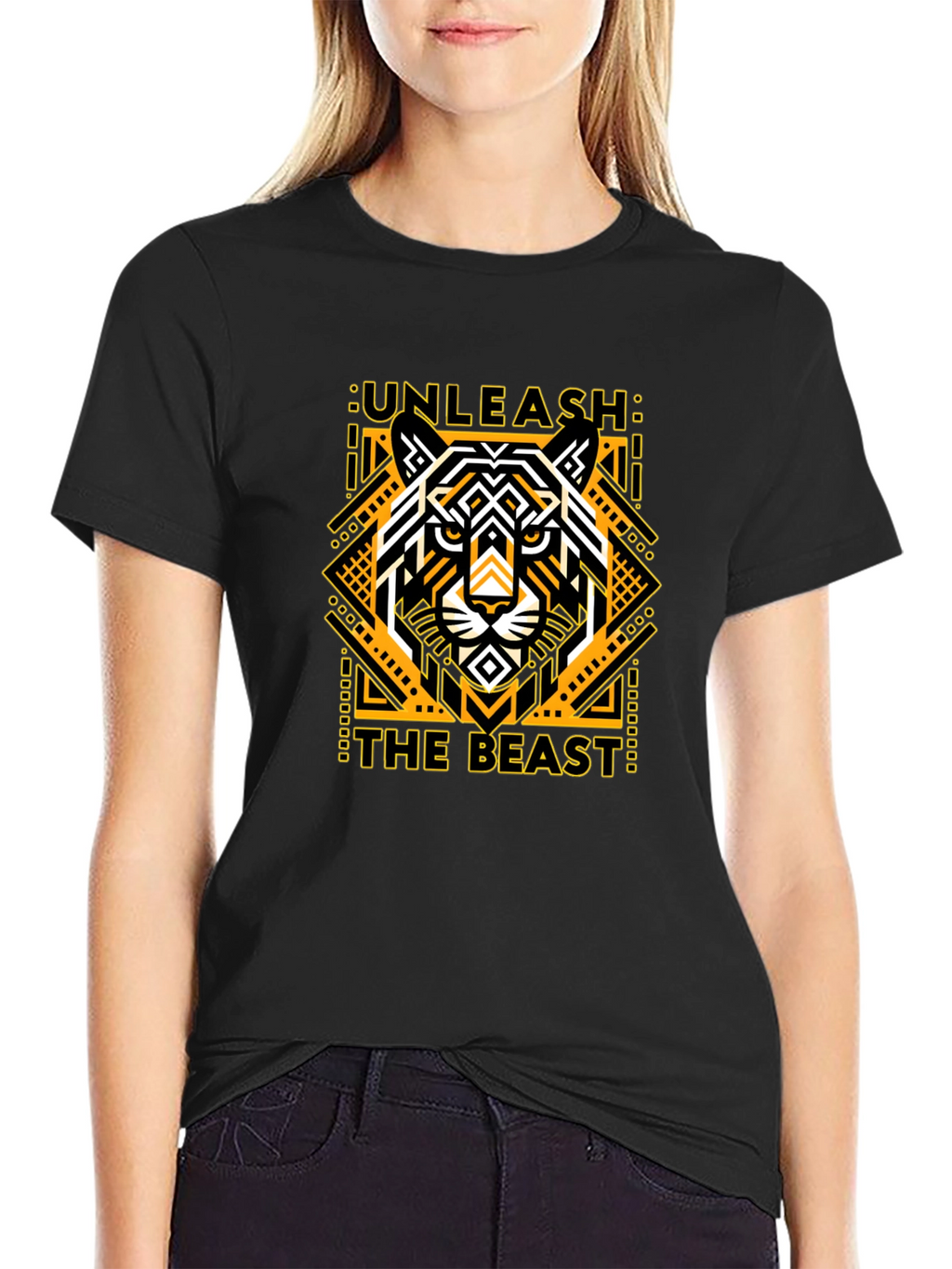 Unleash the Beast Graphic Tee - Black T-Shirt
