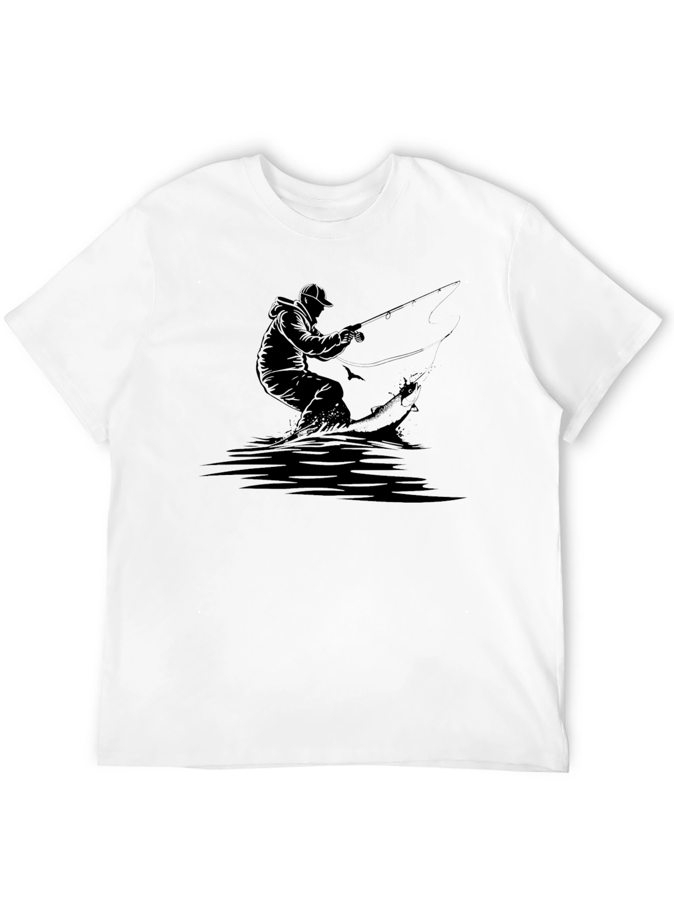 Fishing Graphic Tee - Angler Design