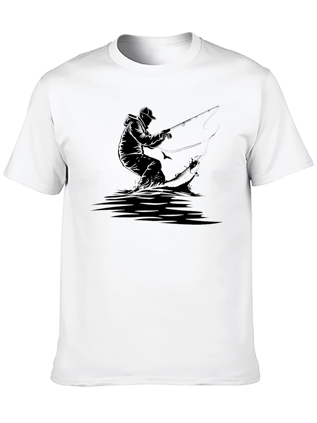 Fishing Graphic Tee - Angler Design