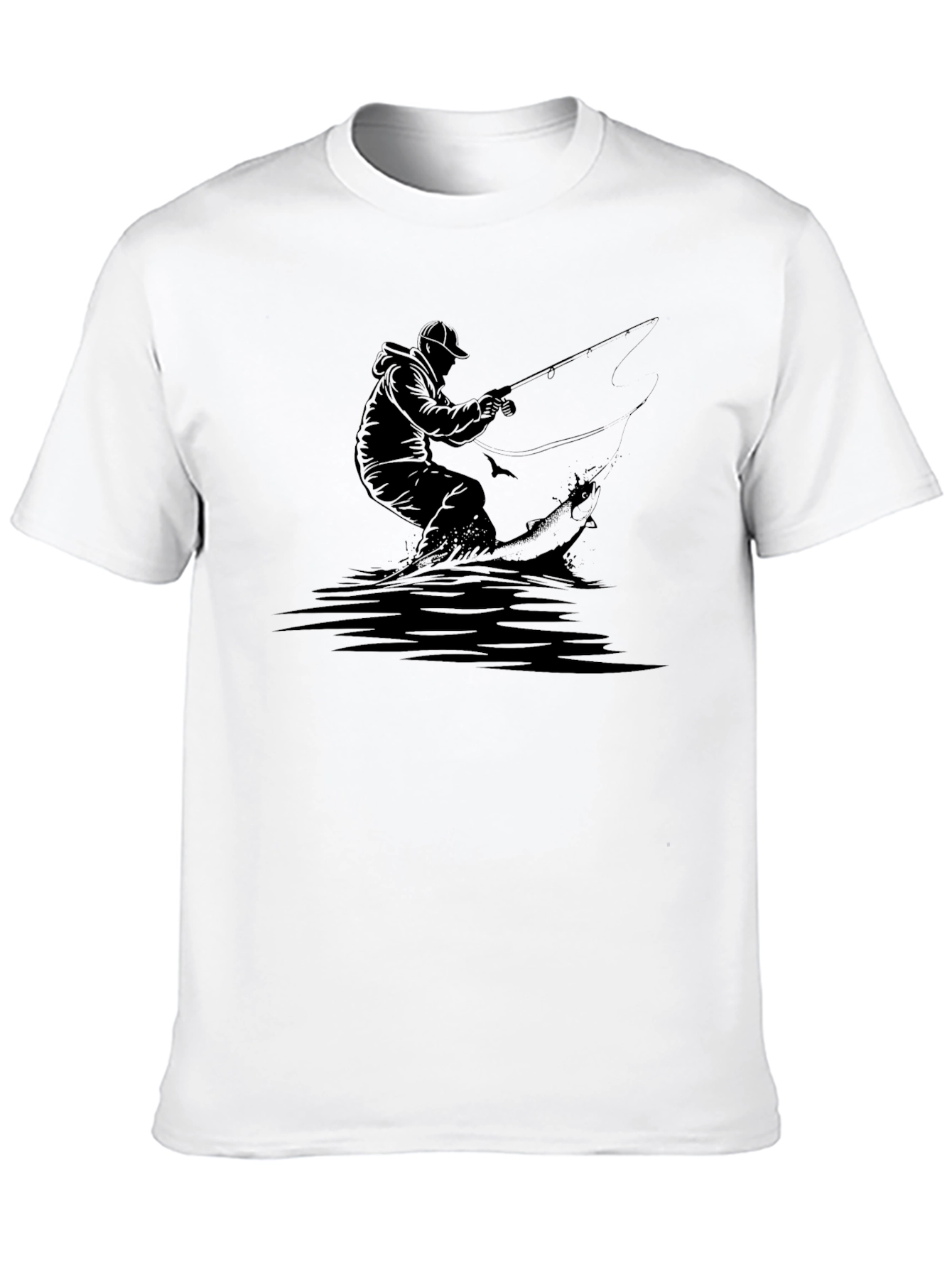 Fishing Graphic Tee - Angler Design