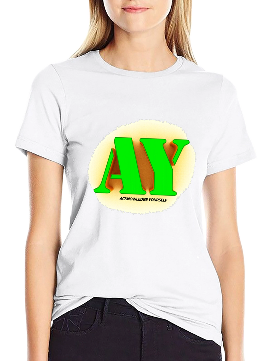 Acknowledge Yourself AY Graphic T-Shirt