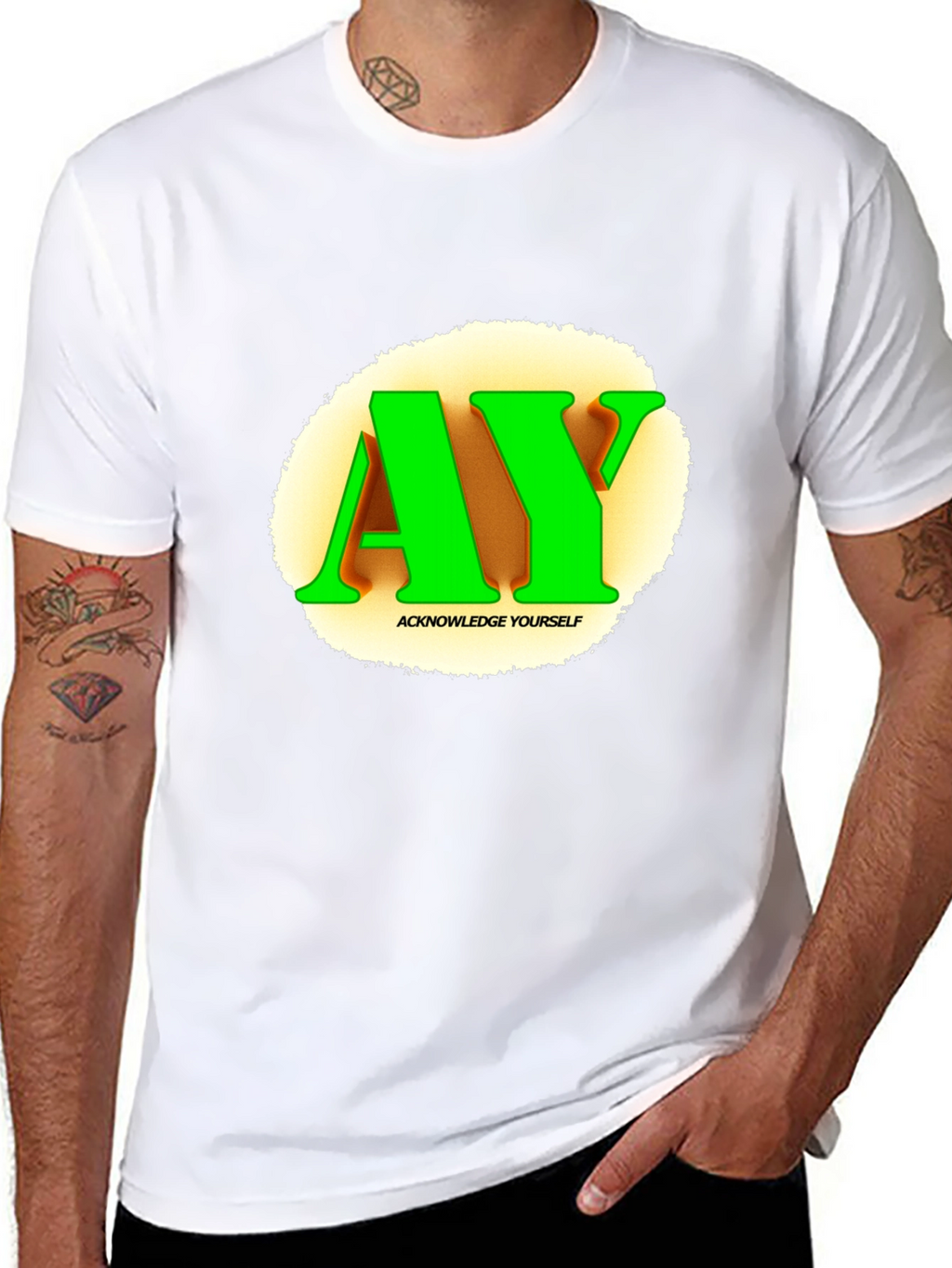 Acknowledge Yourself AY Graphic T-Shirt