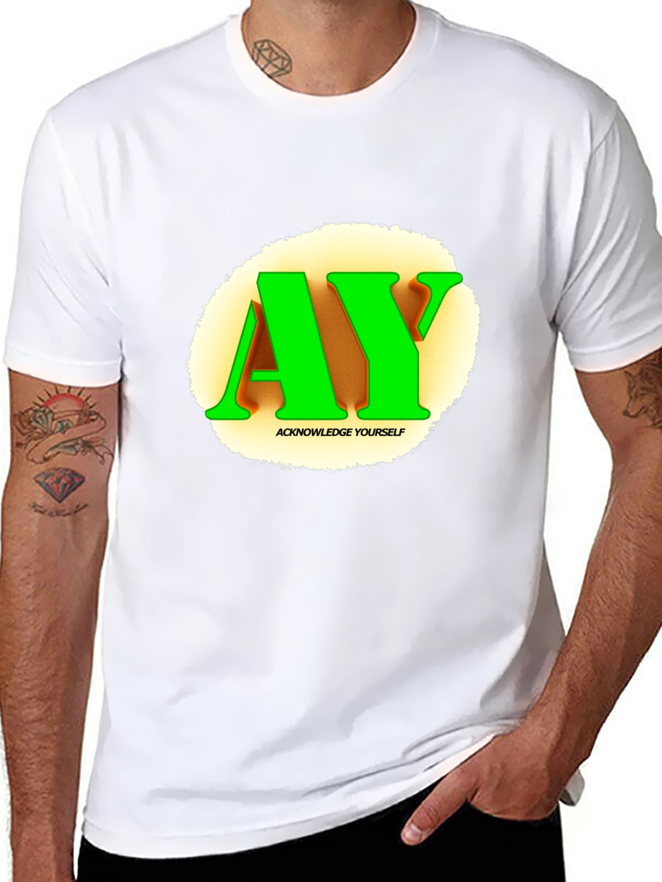Acknowledge Yourself AY Graphic T-Shirt