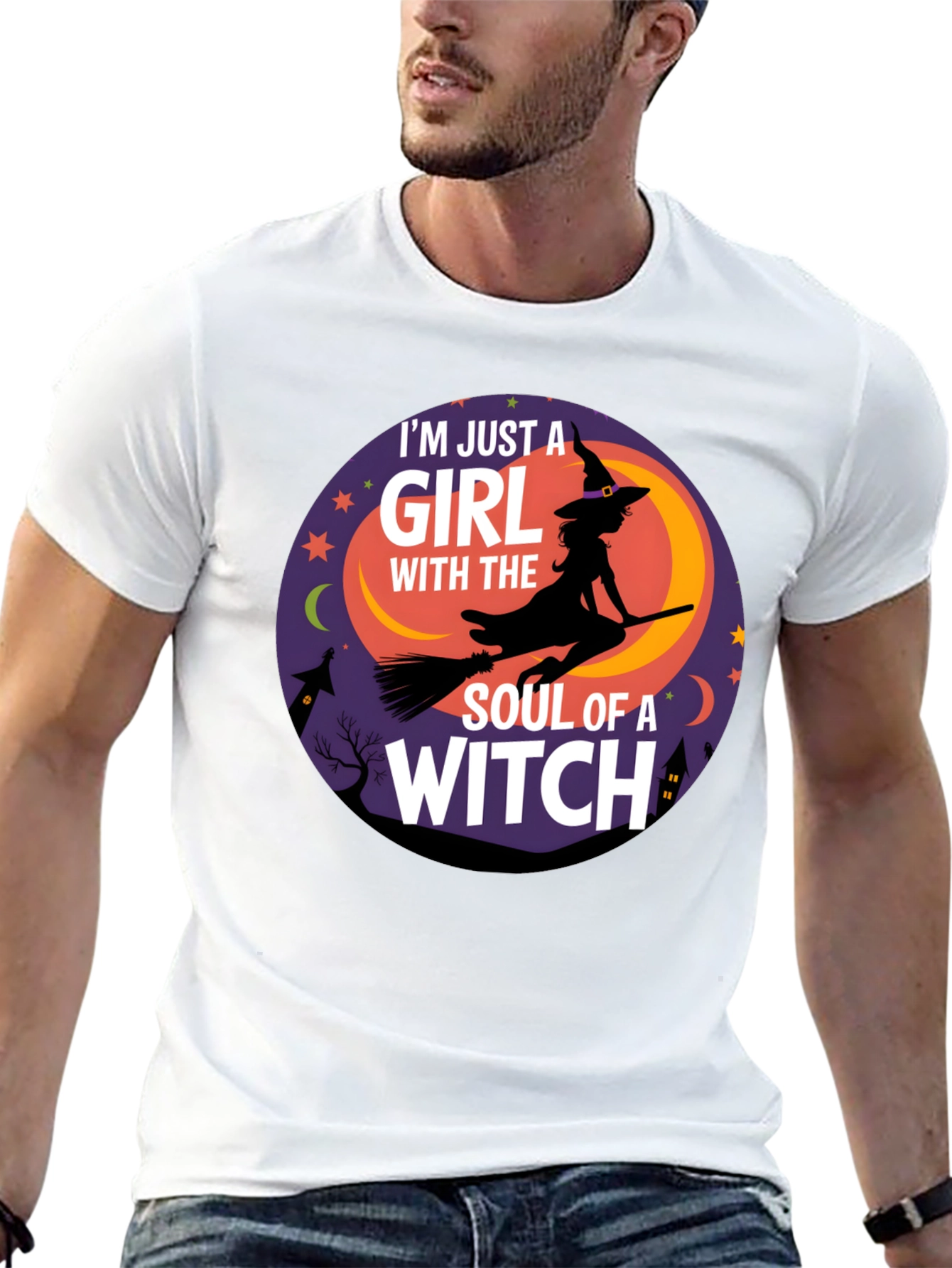 Witch Soul Graphic T-Shirt - Halloween Costume Tee