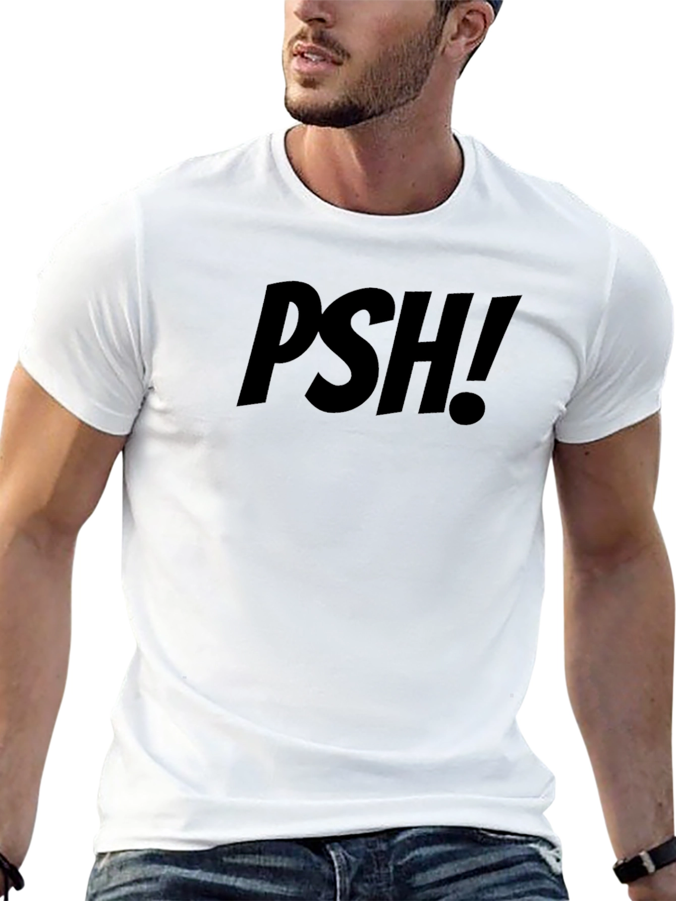 PSH! Graphic Tee - Mens Black T-Shirt