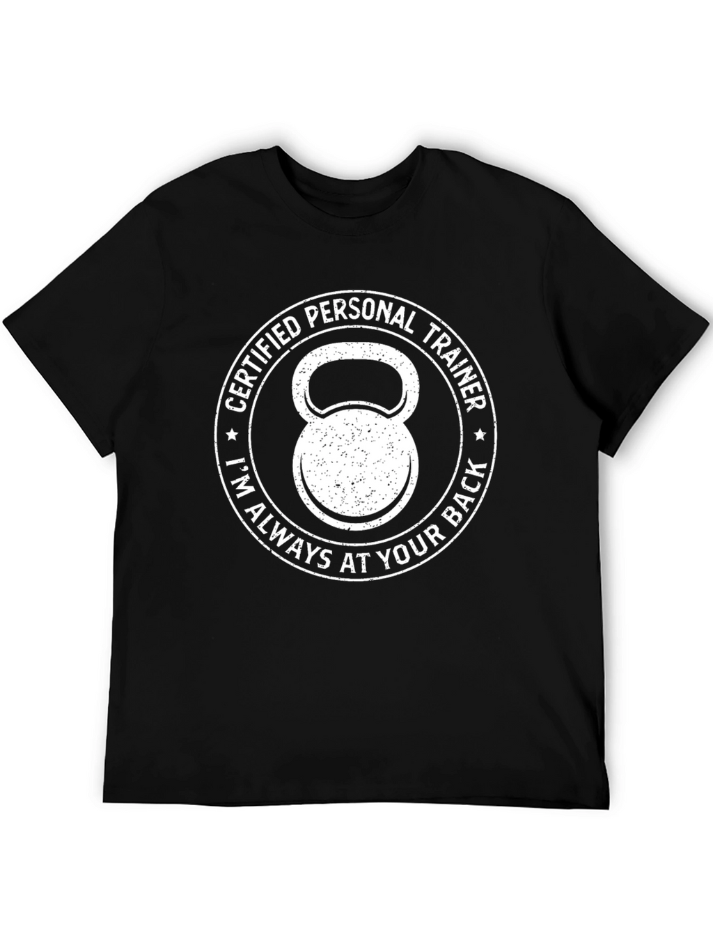Certified Personal Trainer T-Shirt Kettlebell Design