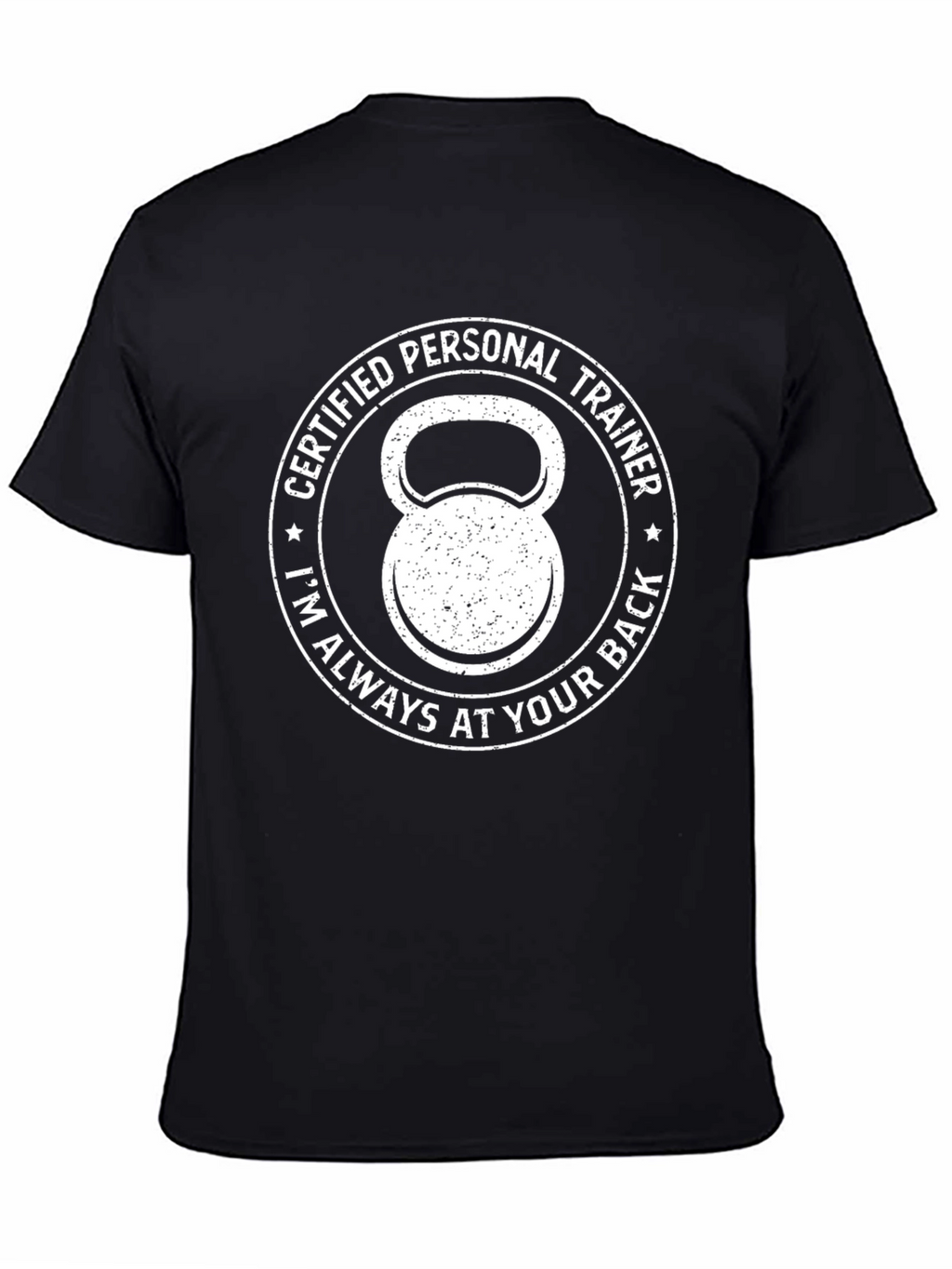 Certified Personal Trainer T-Shirt Kettlebell Design