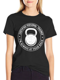 Certified Personal Trainer T-Shirt Kettlebell Design