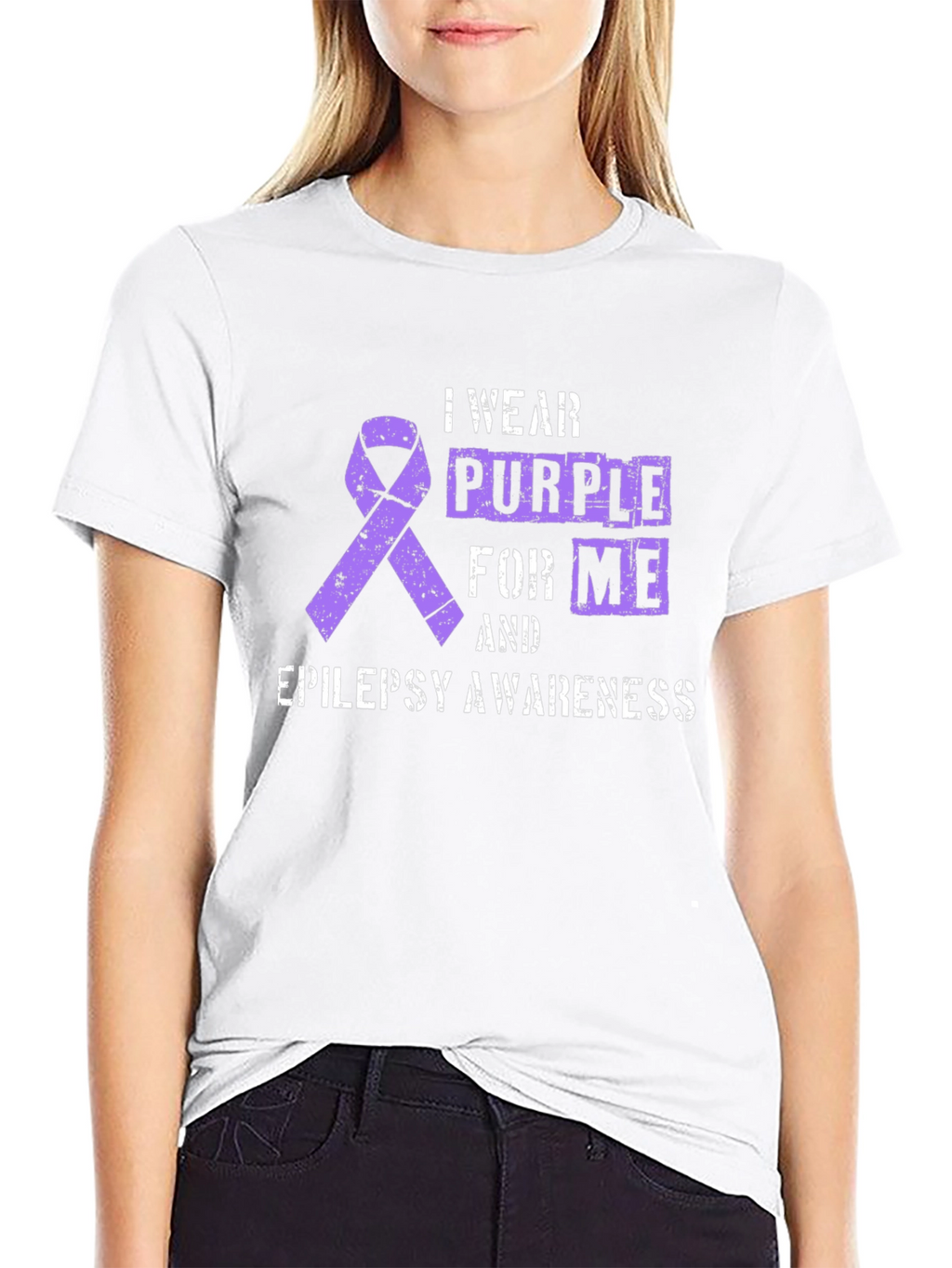 Purple Epilepsy Awareness T-Shirt