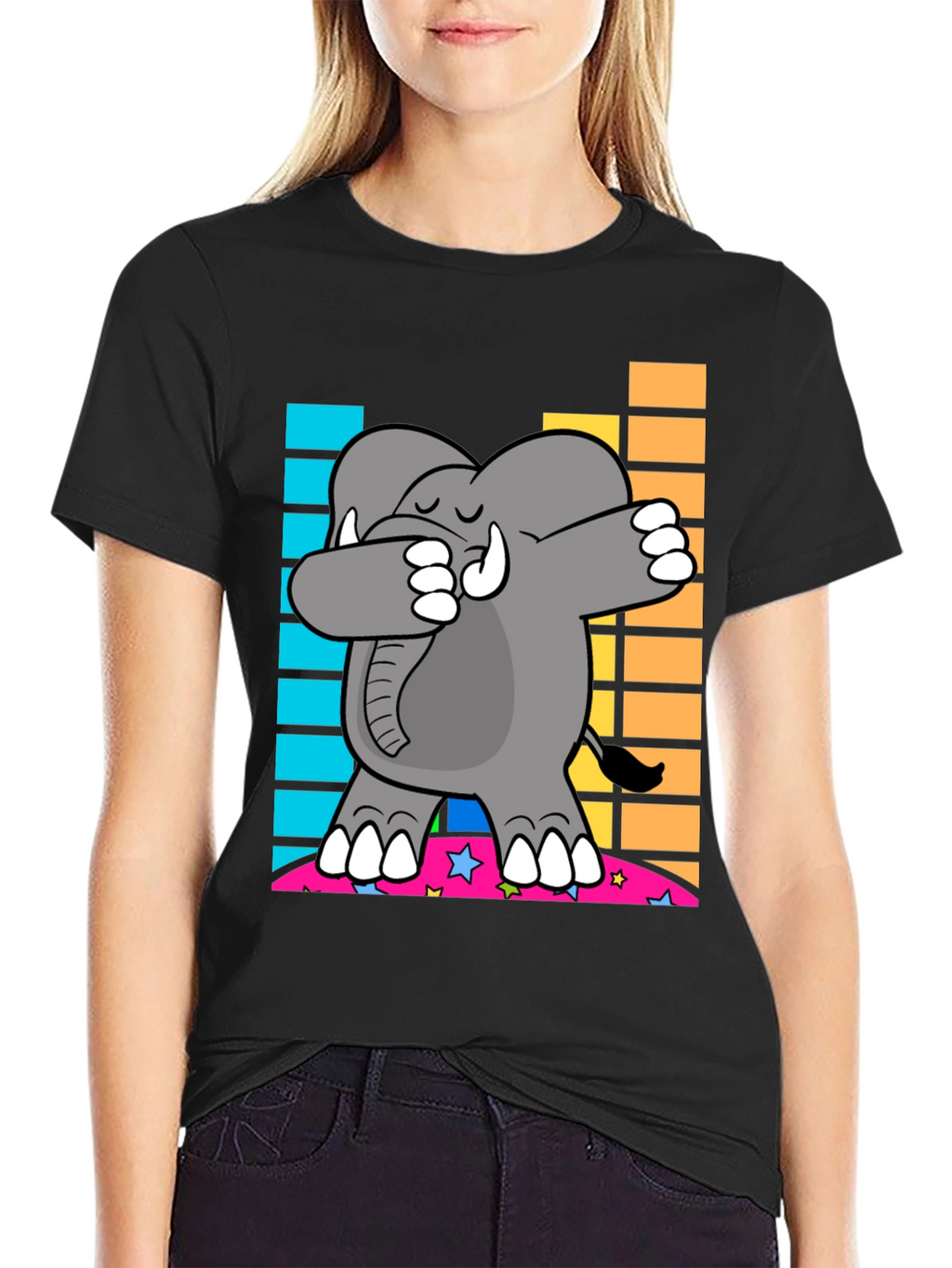 Dabbing Elephant Graphic Tee