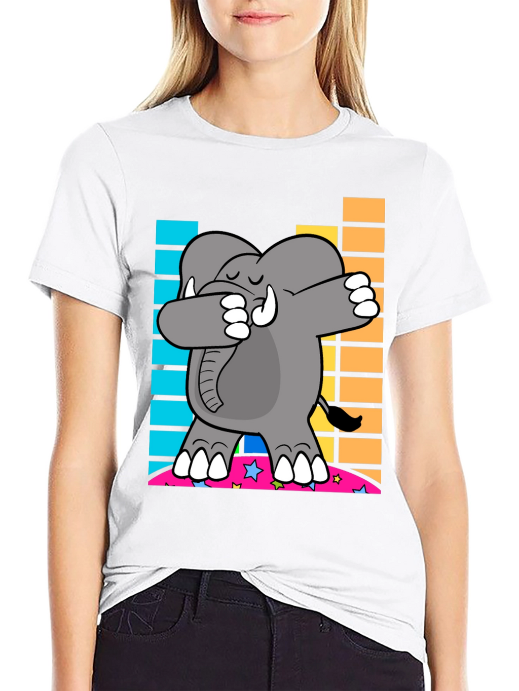 Dabbing Elephant Graphic Tee