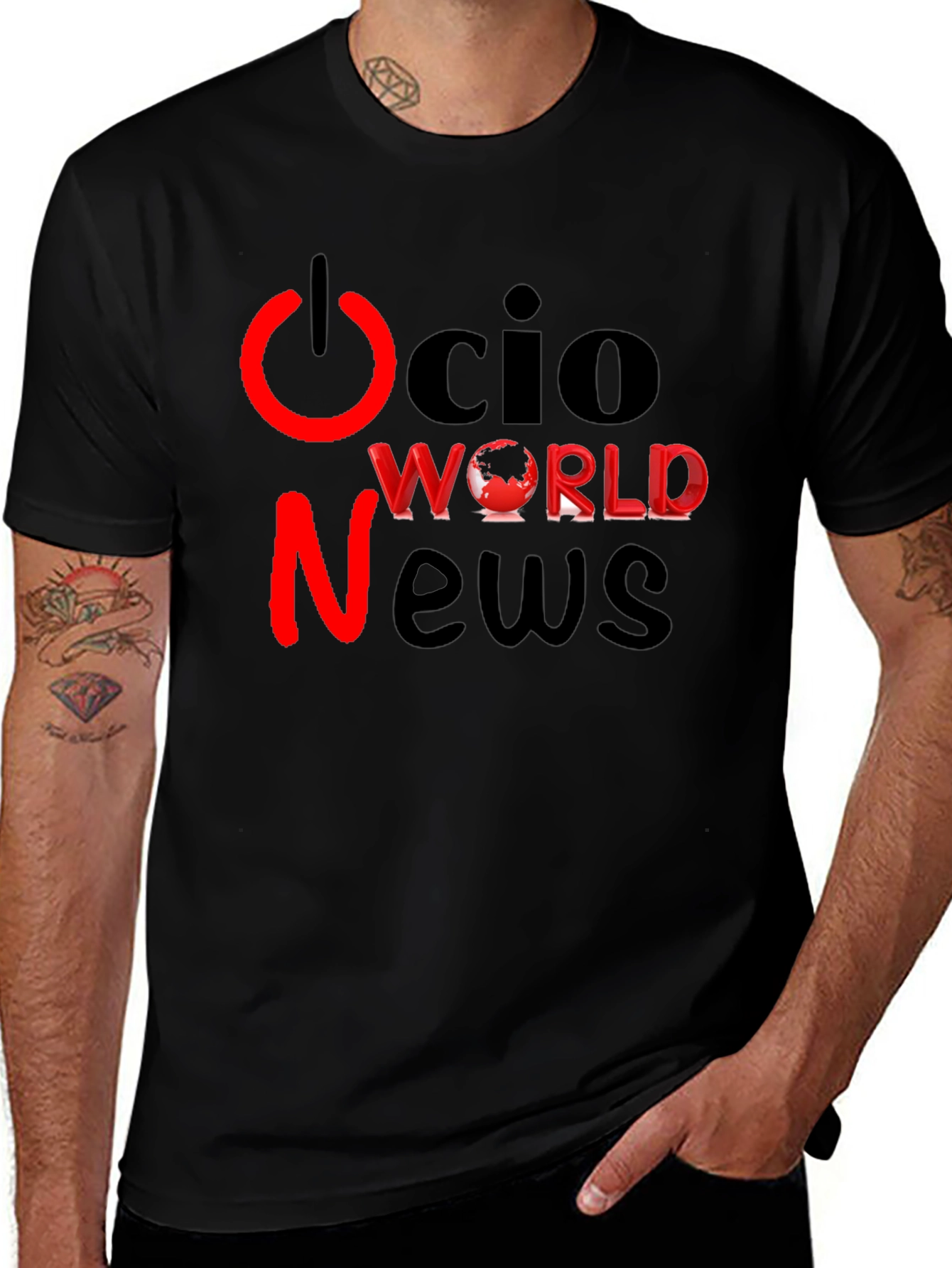 OCIO World News T-Shirt - Black