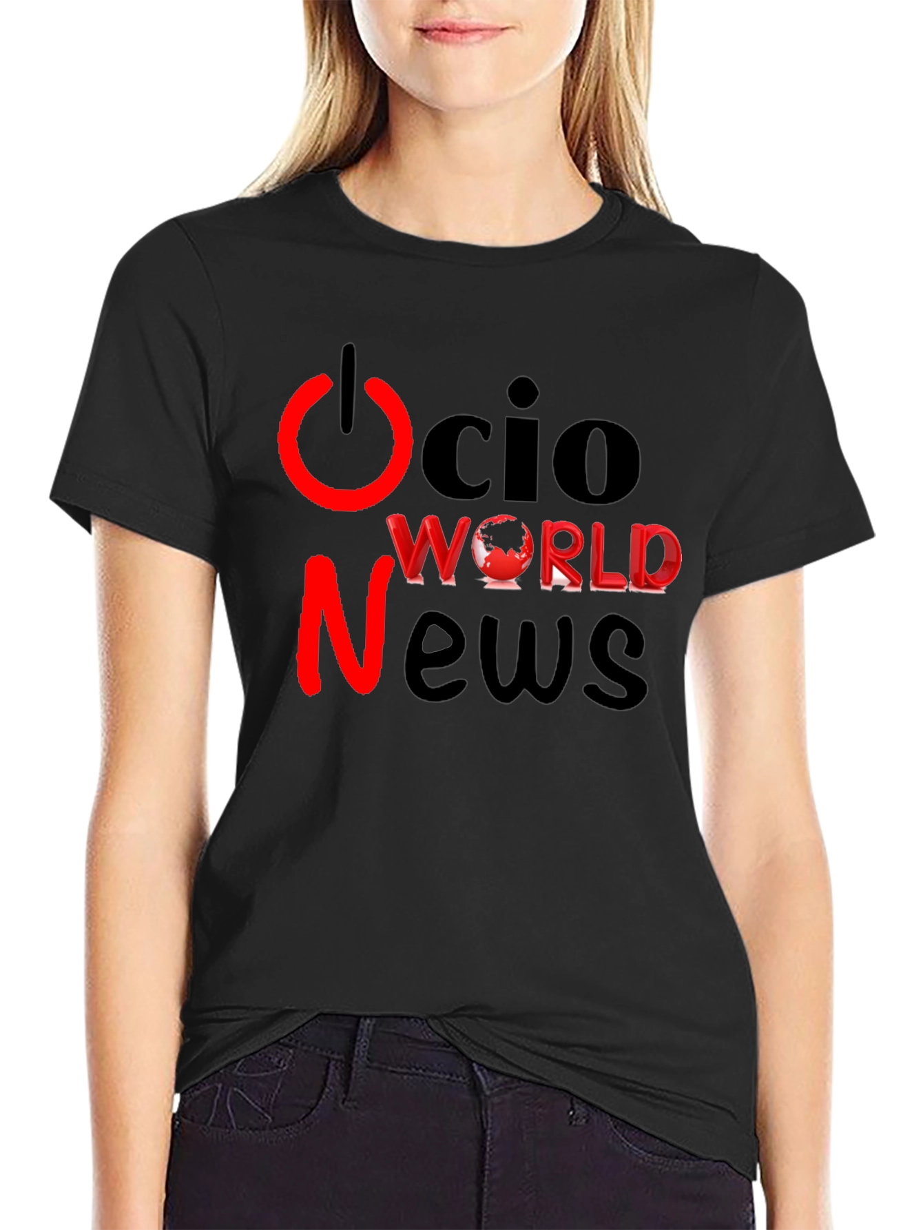 OCIO World News T-Shirt - Black
