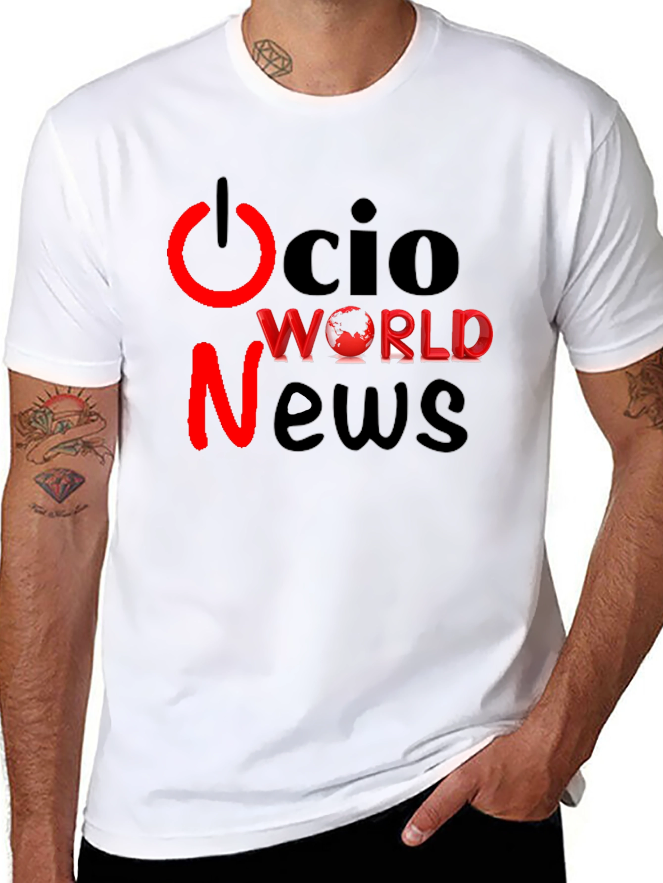 OCIO World News T-Shirt - Black