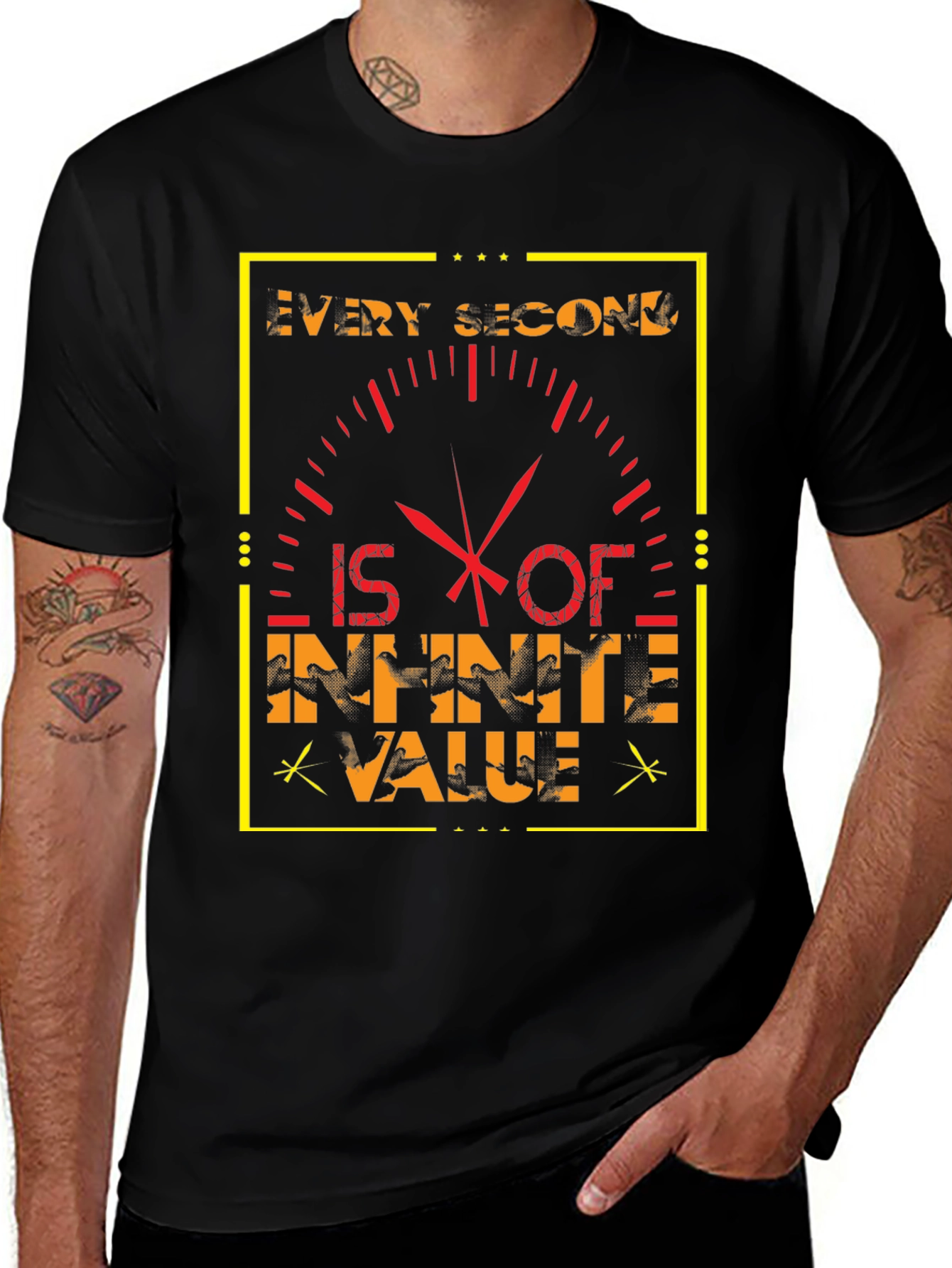 Every Second Tee - Clock & Birds Graphic