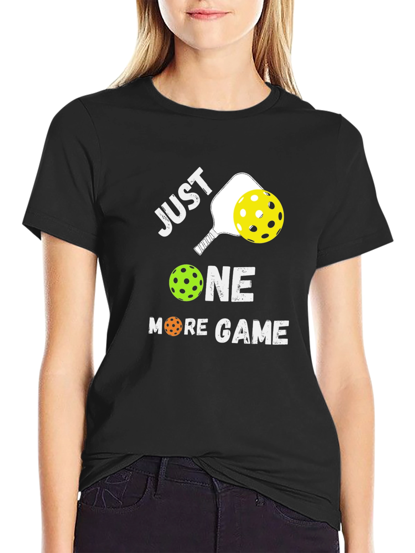 Just One More Game Pickleball Graphic Tee