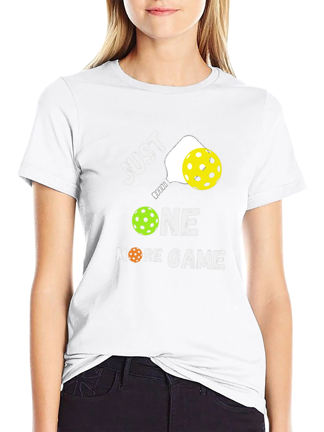 Just One More Game Pickleball Graphic Tee