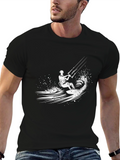 Kitesurfing Graphic Tee - Mens Black T-Shirt