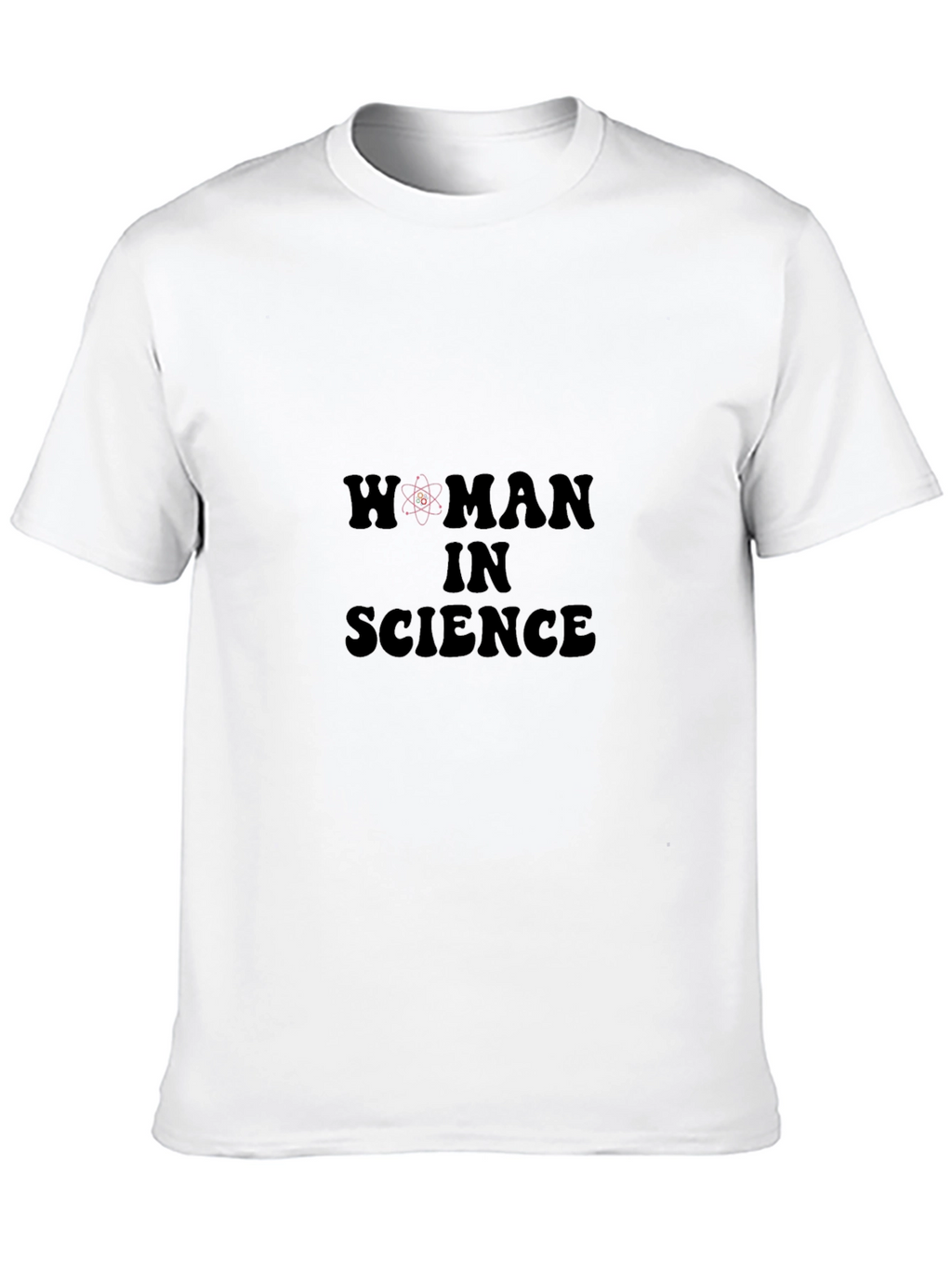 Woman in Science Graphic Tee - Black