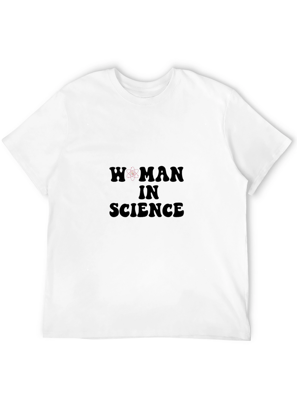 Woman in Science Graphic Tee - Black