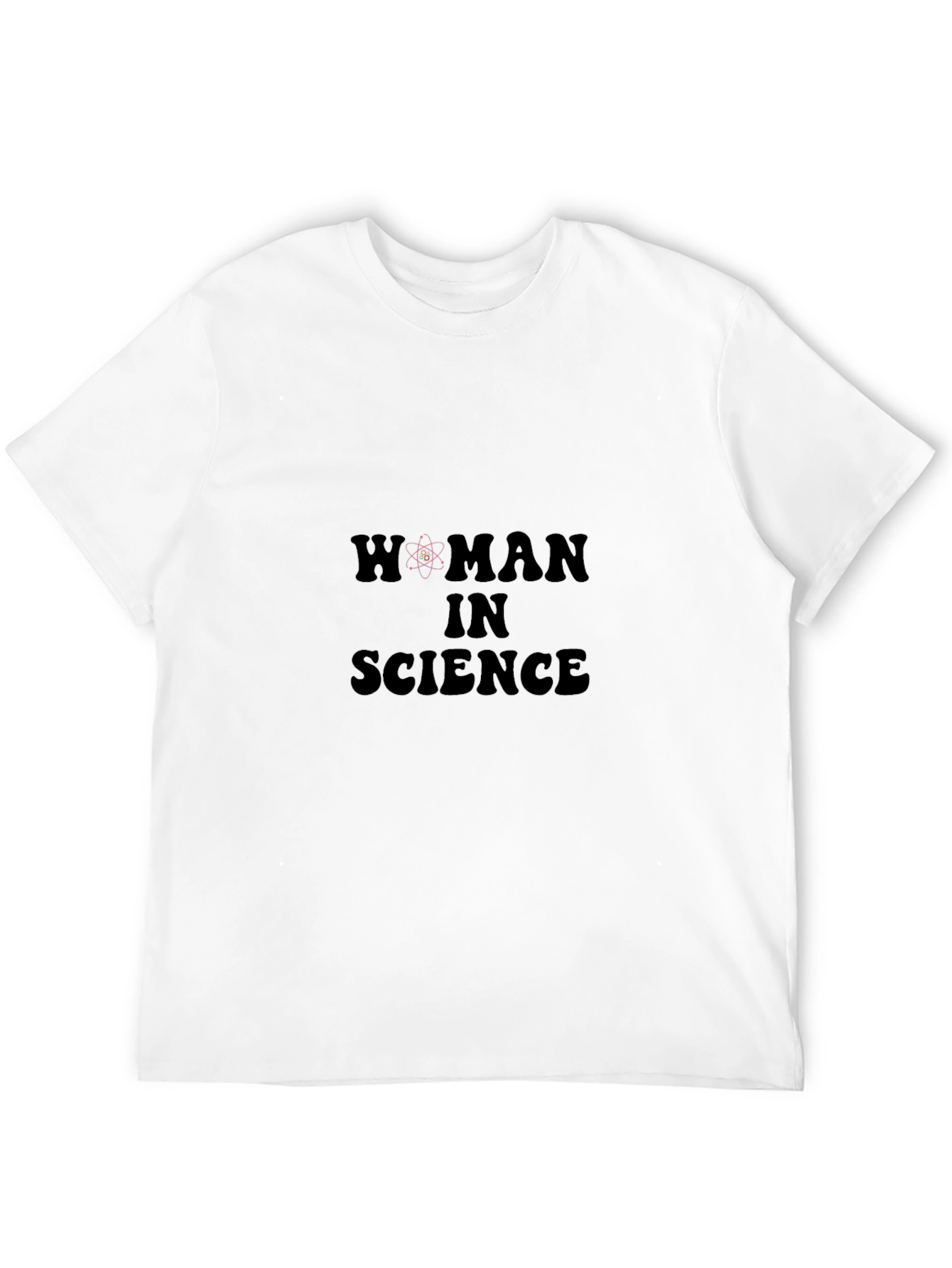 Woman in Science Graphic Tee - Black