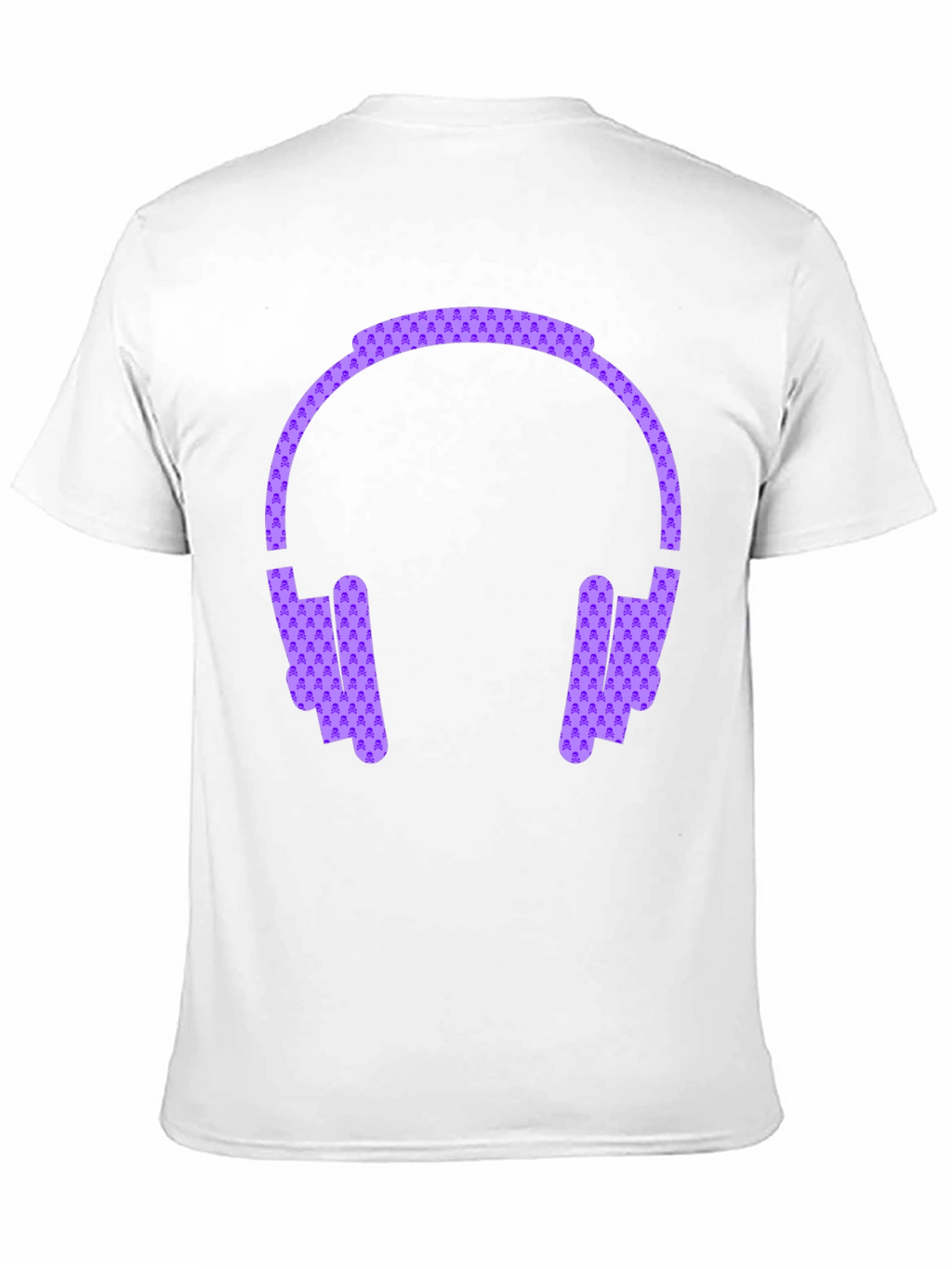 Headphone Graphic Black Tee
